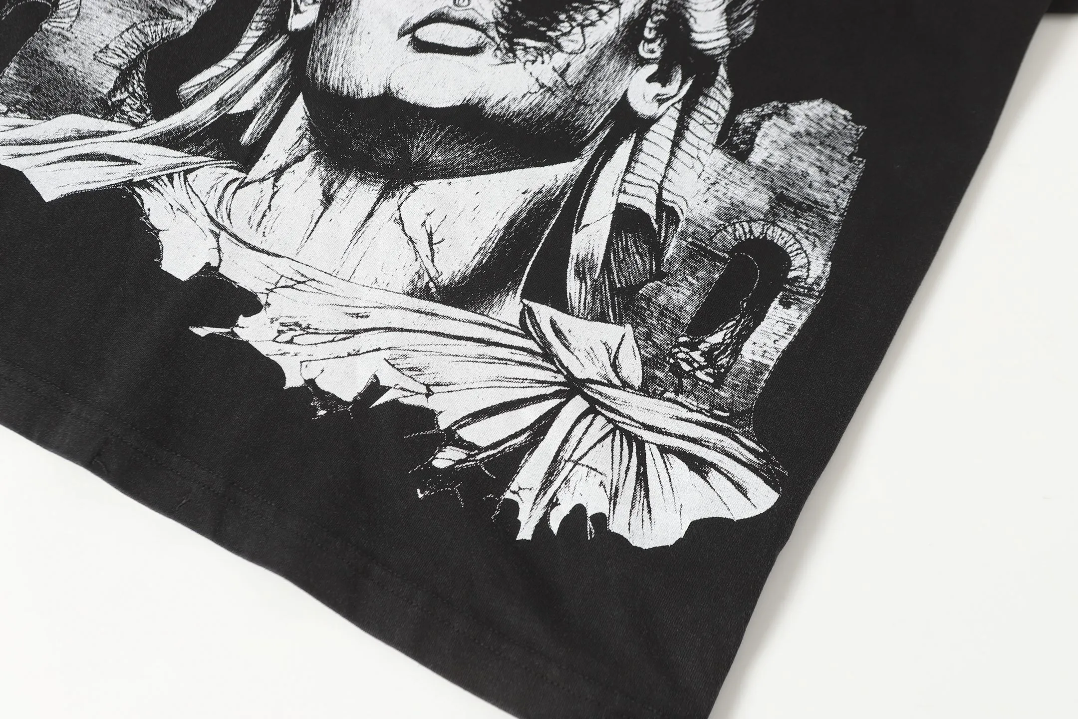 6086# Black｜ Godspeed Retro T（ ） （fabric）：32 Sizes（size）：S-M-L-XL （colour）： Black 👉 👉