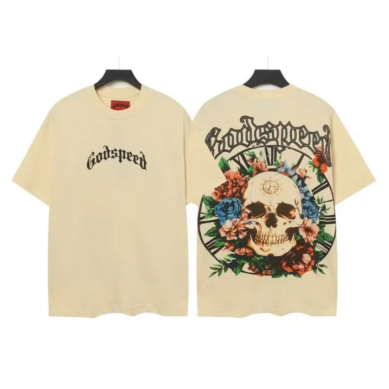 5046#White/ ｜ Godspeed Retro T（ ） （fabric）32 Sizes（size）：S-M-L-XL （colour）： .White