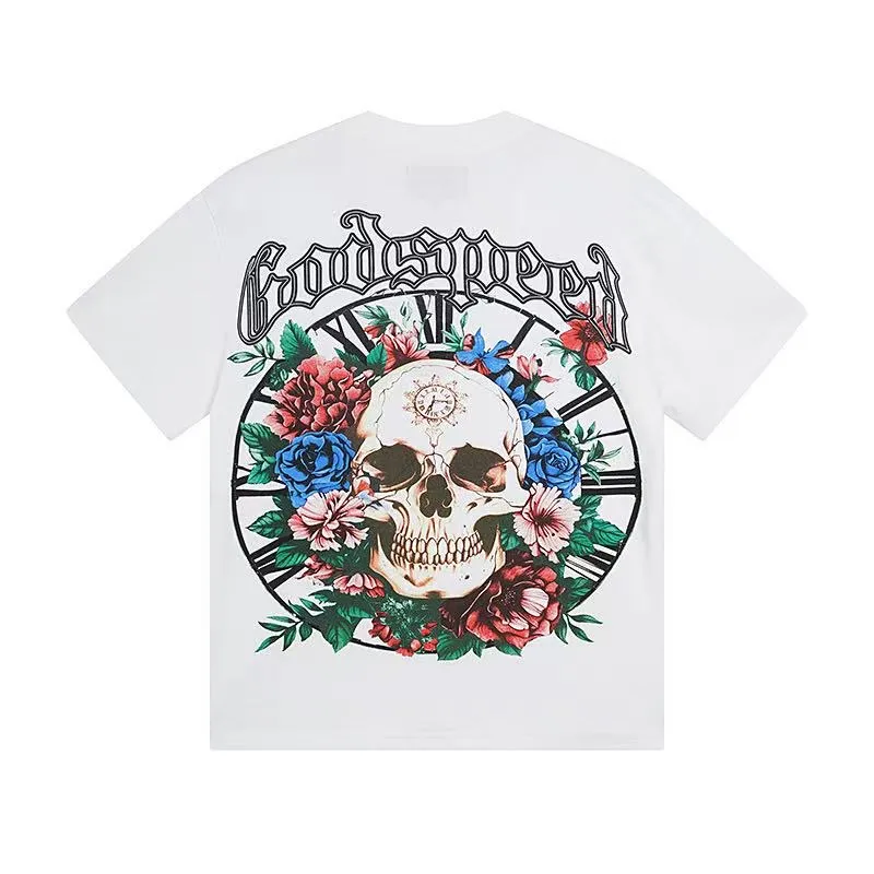 5046#White/ ｜ Godspeed Retro T（ ） （fabric）32 Sizes（size）：S-M-L-XL （colour）： .White
