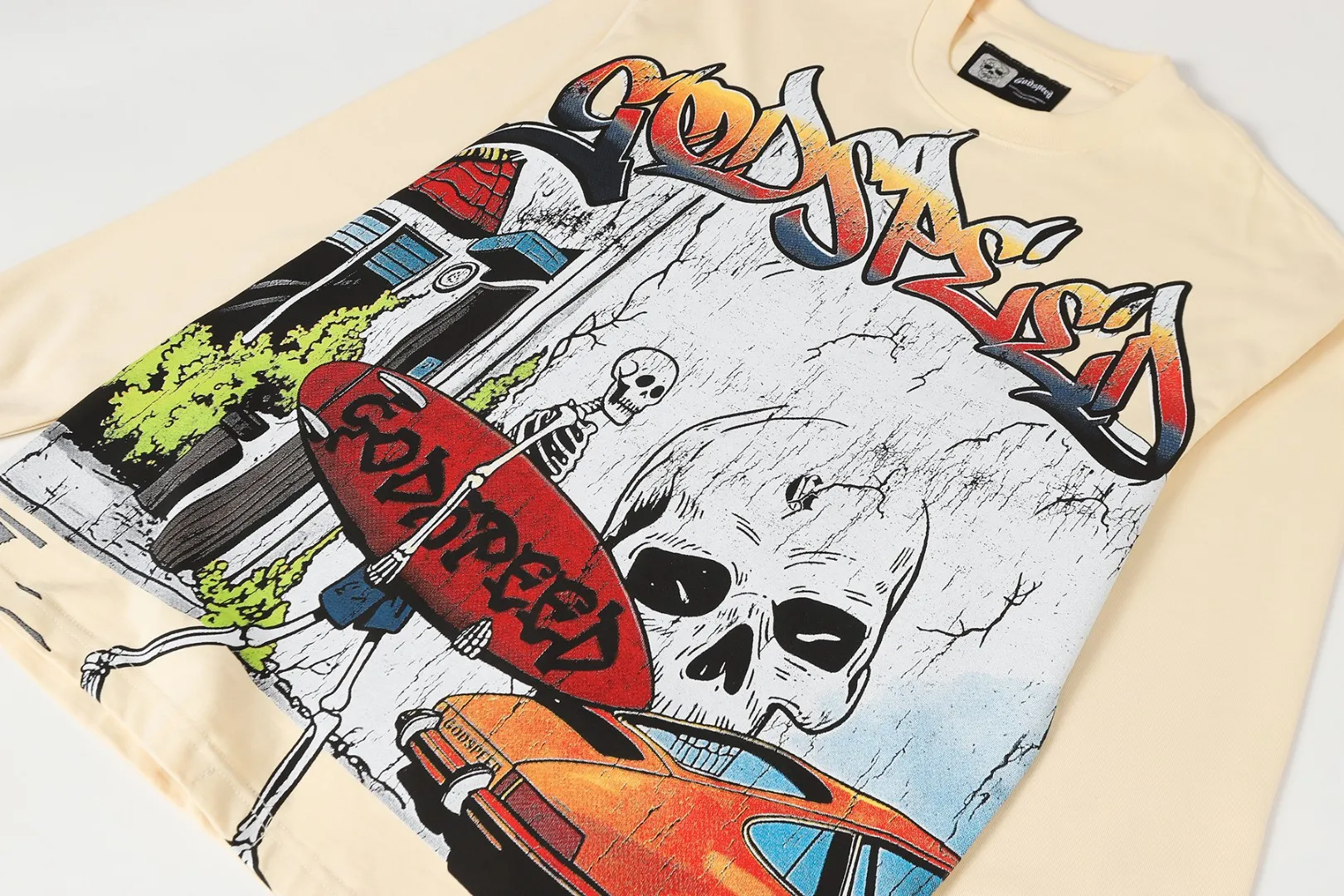 G ## I Godspeed Retro T（ ） （fabric）： 26 Sizes（size）：S-M-L-XL （colour）： 👉