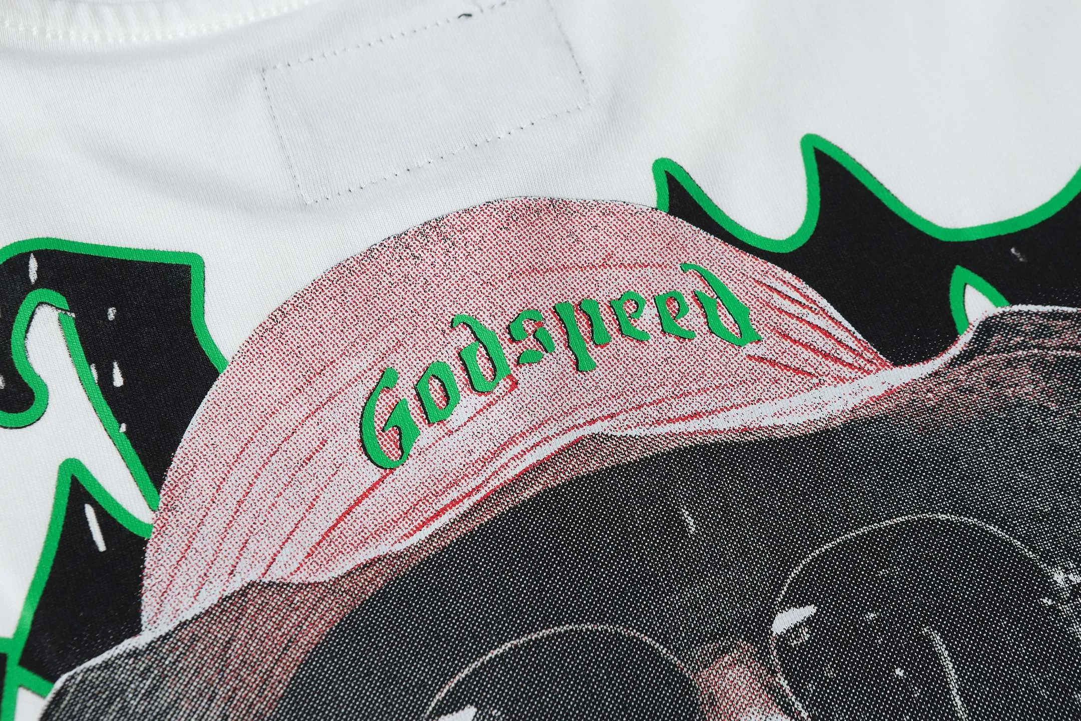 5077#White ｜ Godspeed Retro T（ ） （fabric）：32 Sizes（size）：S-M-L-XL （colour）：White