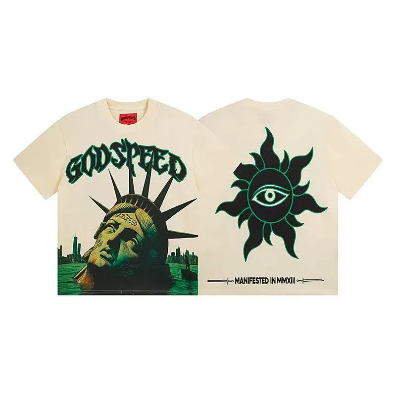 5043# ｜ Godspeed Retro T（ ） （fabric）32 Sizes（size）：S-M-L-XL （colour）：