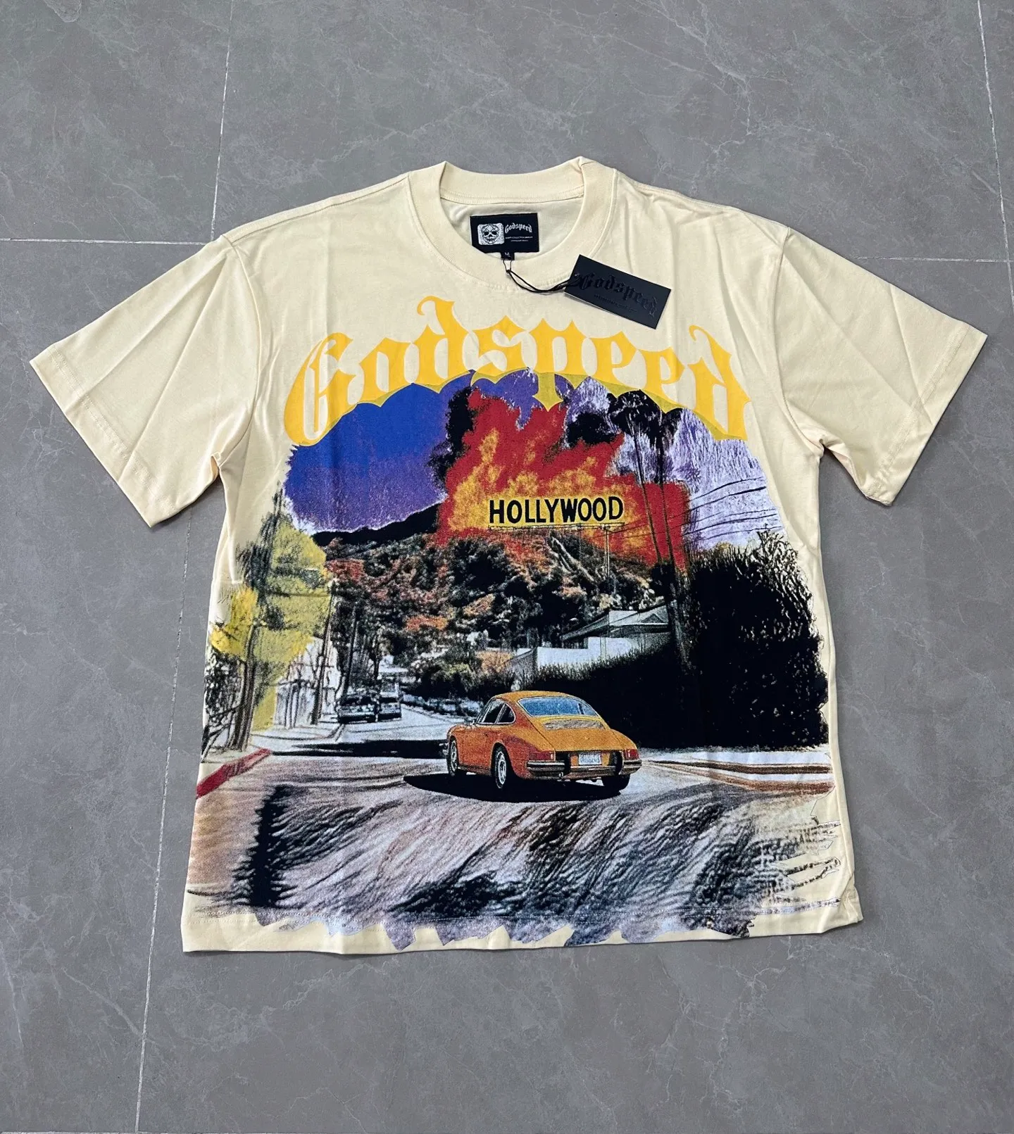5320# I In Stock （new） Godspeed Retro T（ ） （fabric）：32 Sizes（size）：S-M-L-XL （colour）：