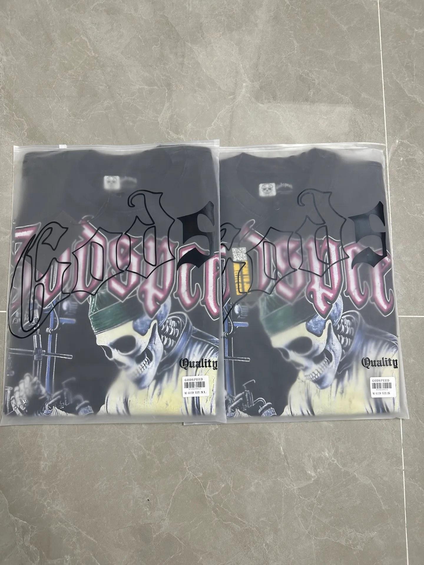 6115# Retro Black I Godspeed Retro T（ ） （fabric）：32 Sizes（size）：S-M-L-XL （colour）： Black