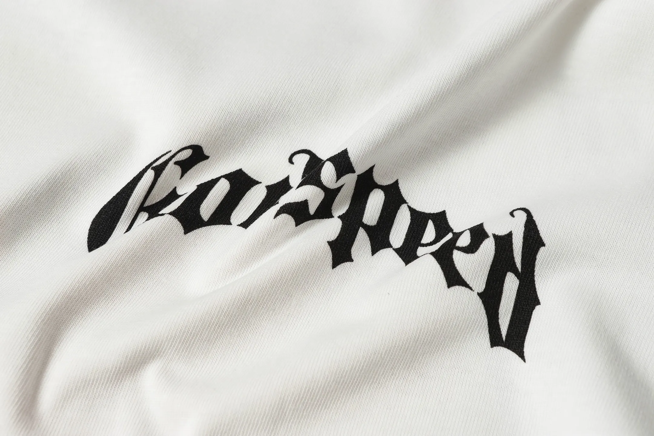 5053#White｜ Godspeed Retro T（ ） （fabric）：32 Sizes（size）：S-M-L-XL （colour）：White