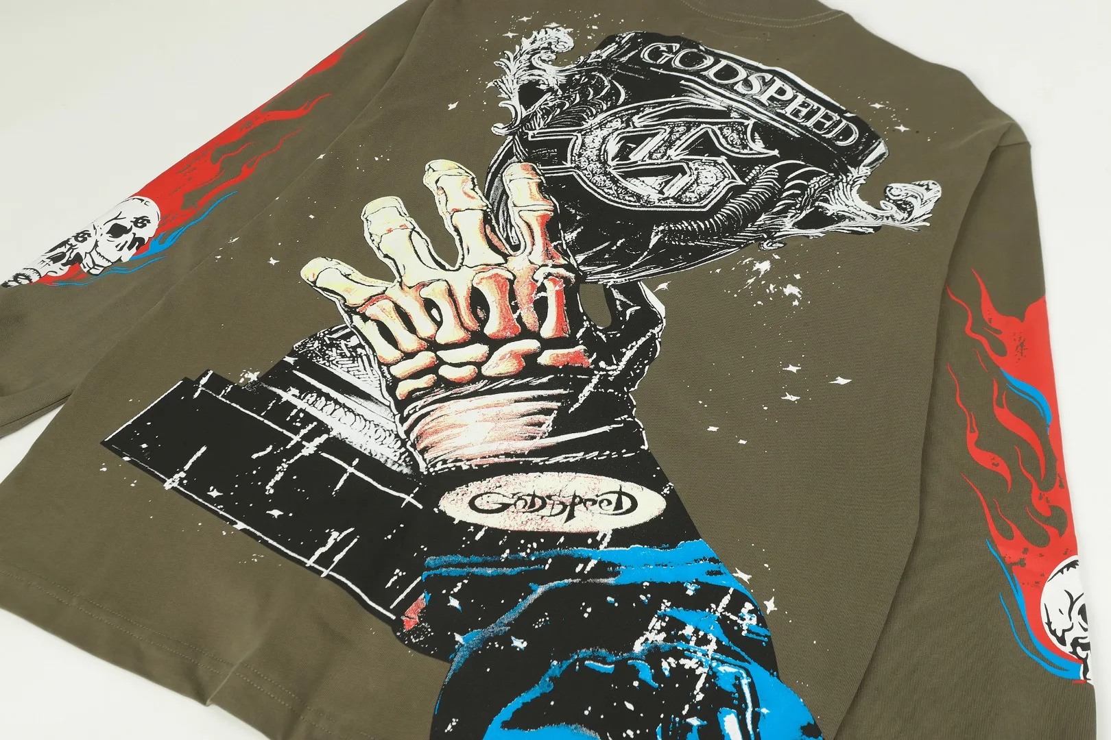 G # Green Godspeed Retro T（ ） （fabric）： 26 Sizes（size）：S-M-L-XL （colour）： Green