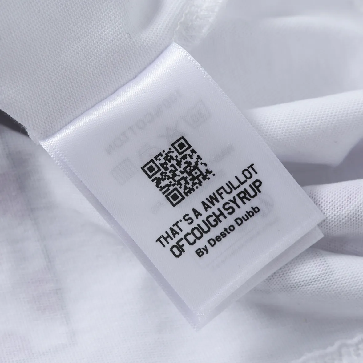##White、 I ｜ THAT'S A AWFUL LOT OF COUGH SYRUP In Stock T （fabric):32 Sizes（size）：S-M L X L （colour）：White、