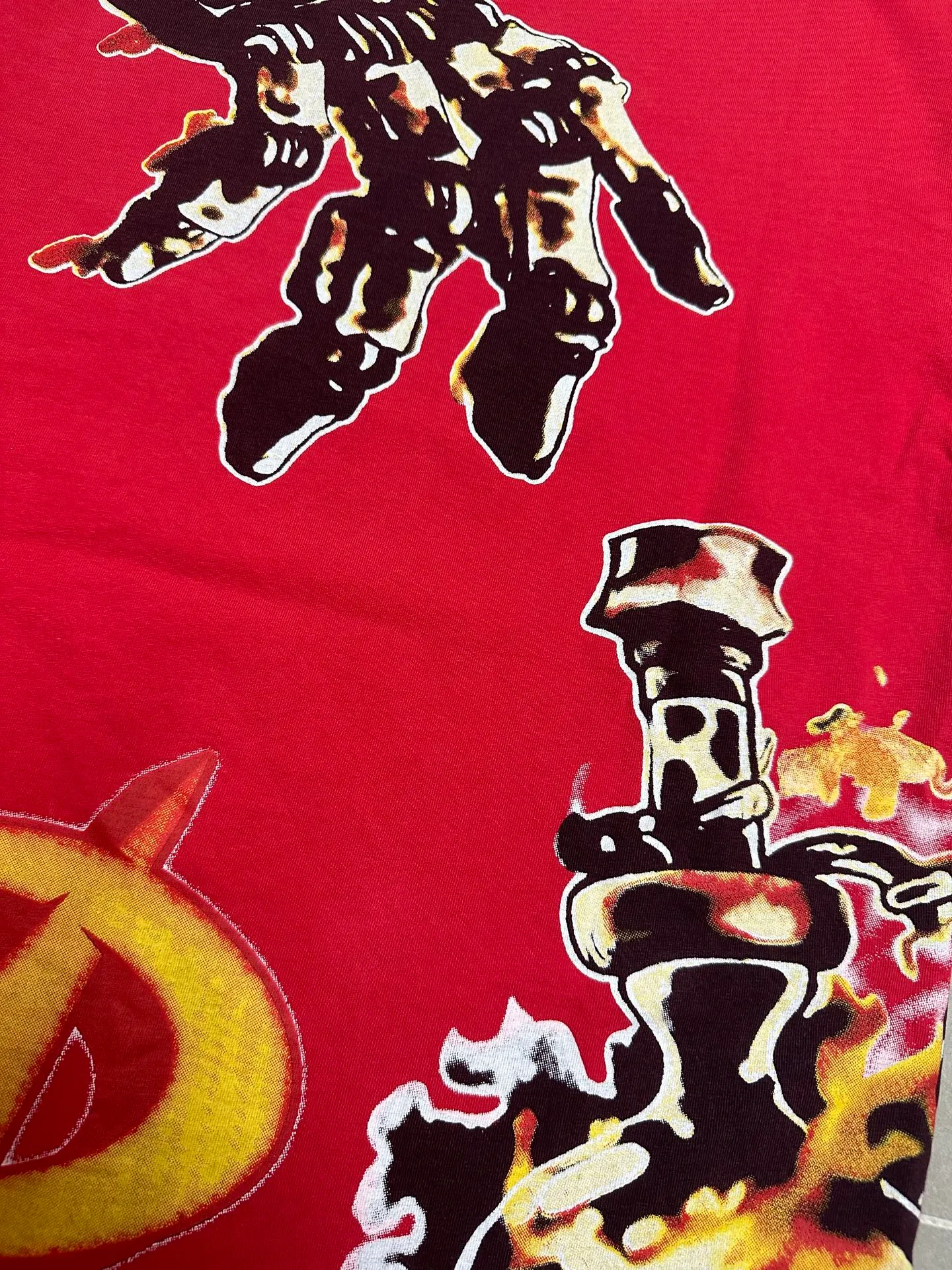 6315# Bright Red｜ Godspeed Retro T（ ） （fabric）：32 Sizes（size）：S-M-L-XL （colour）： Bright Red
