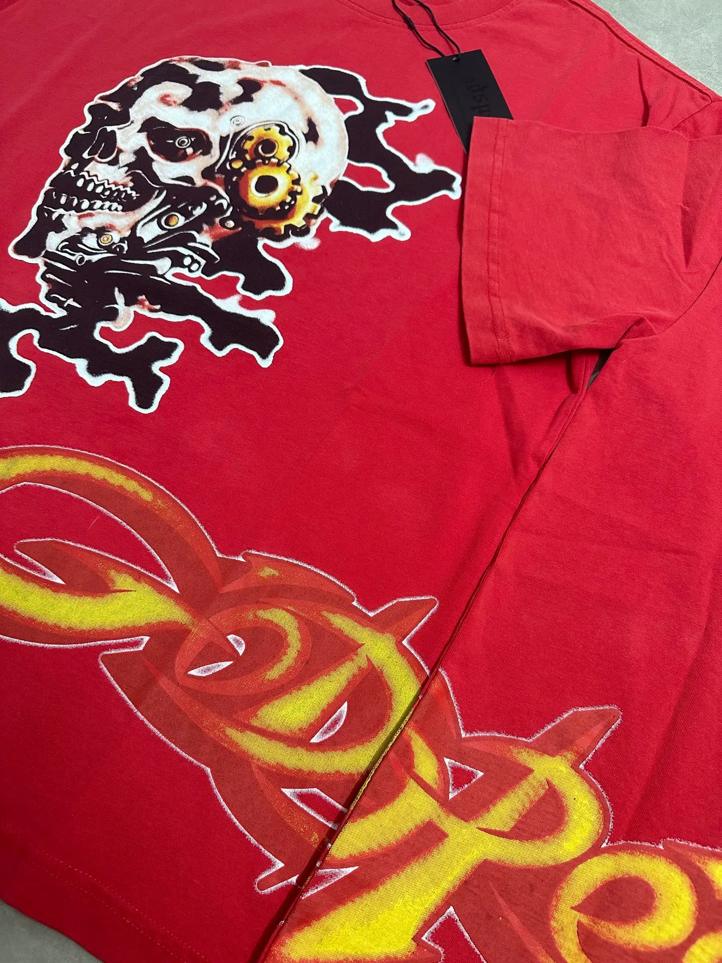 6315# Bright Red｜ Godspeed Retro T（ ） （fabric）：32 Sizes（size）：S-M-L-XL （colour）： Bright Red