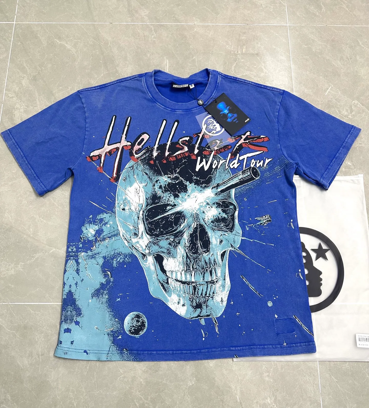 # Hellstar T （fabric):32 Sizes（size）：S-M L X L （colour）：