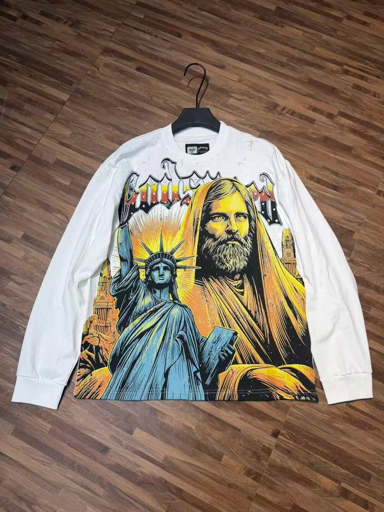 G # White ｜ Godspeed Retro T（ ） （fabric）： 26 Sizes（size）：S-M-L-XL （colour）：Cream White 👉