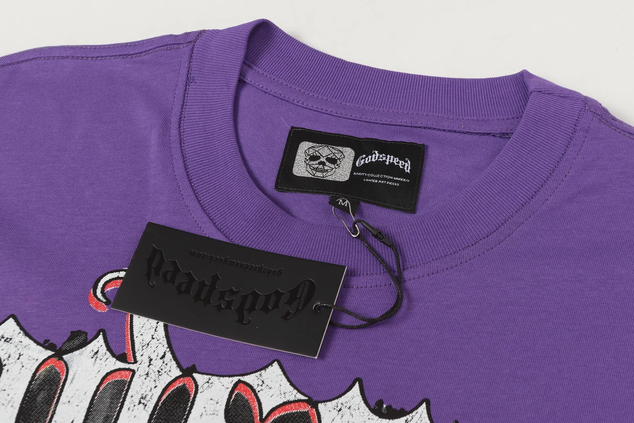 5151#Purple｜ Godspeed Retro T（ ） （fabric）：32 Sizes（size）：S-M-L-XL （colour）：Purple