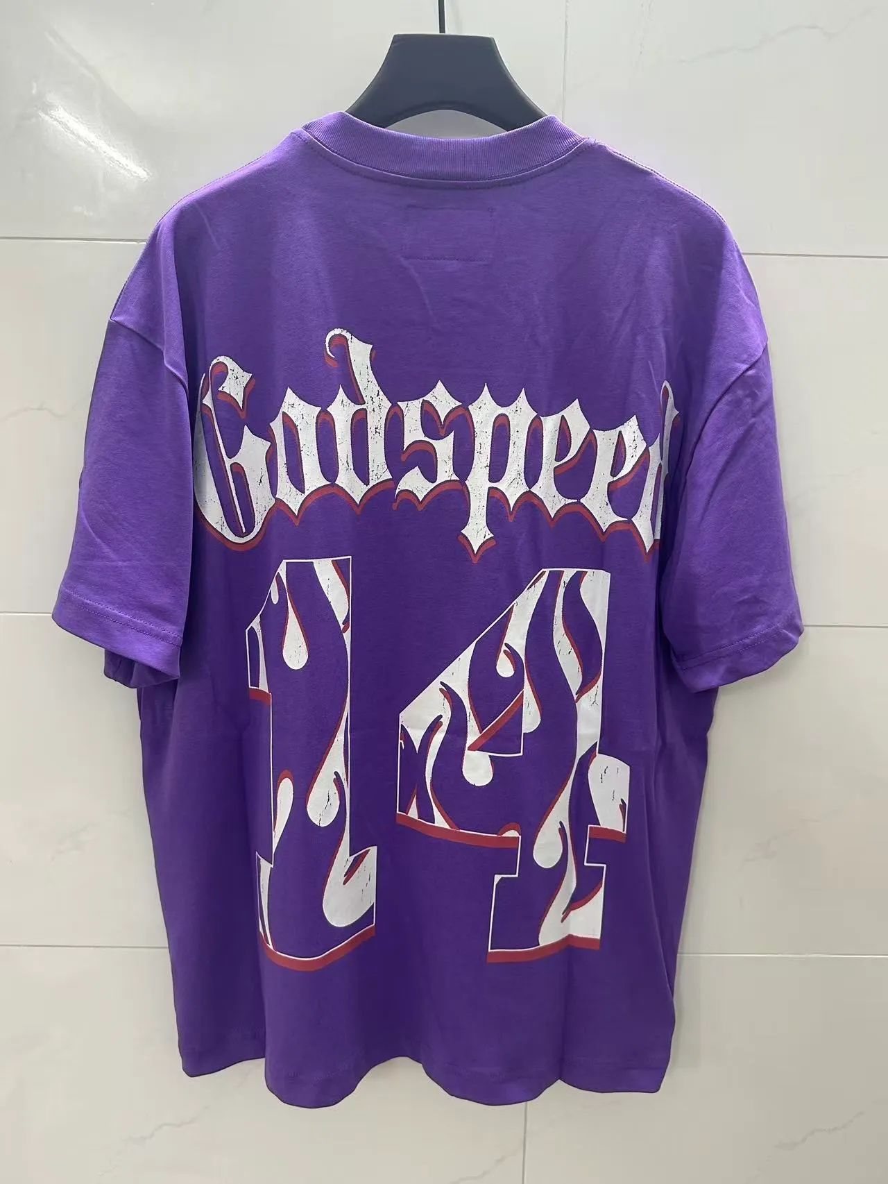 5151#Purple｜ Godspeed Retro T（ ） （fabric）：32 Sizes（size）：S-M-L-XL （colour）：Purple