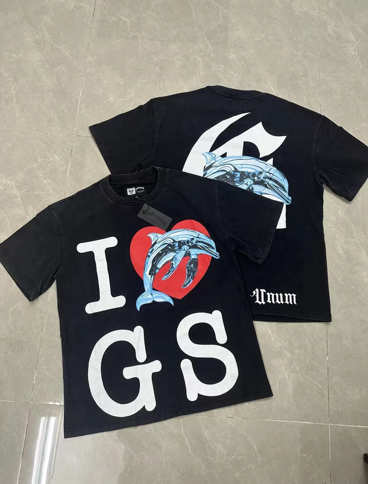 6082# I Godspeed Retro T（ ） （fabric）：32 Sizes（size）：S-M-L-XL （colour）： Black