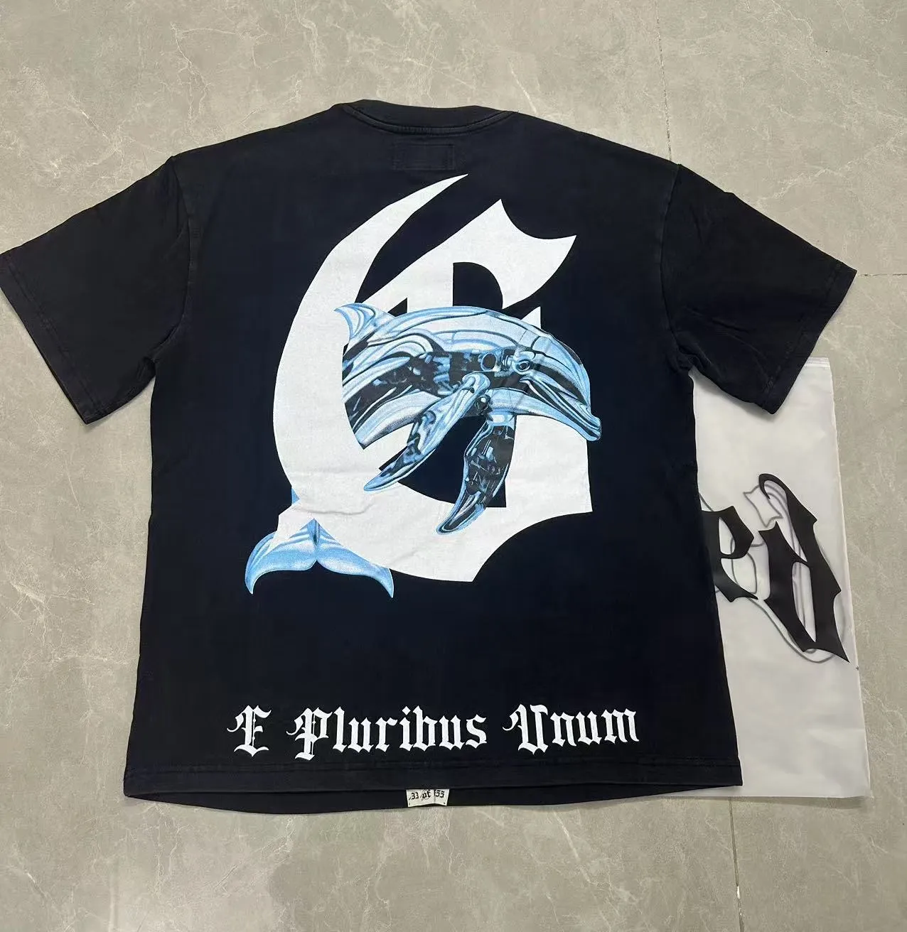 6082# I Godspeed Retro T（ ） （fabric）：32 Sizes（size）：S-M-L-XL （colour）： Black