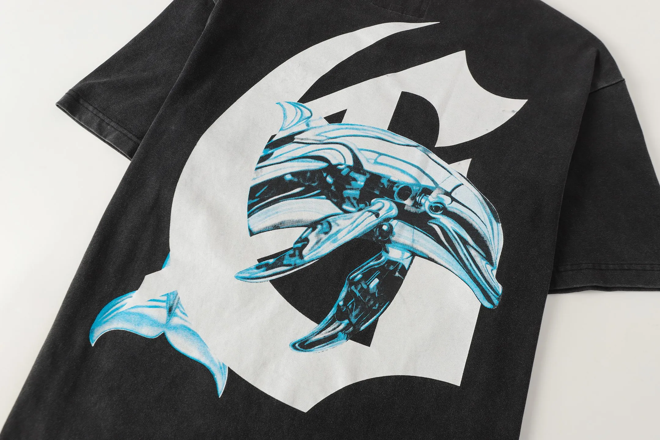6082# I Godspeed Retro T（ ） （fabric）：32 Sizes（size）：S-M-L-XL （colour）： Black