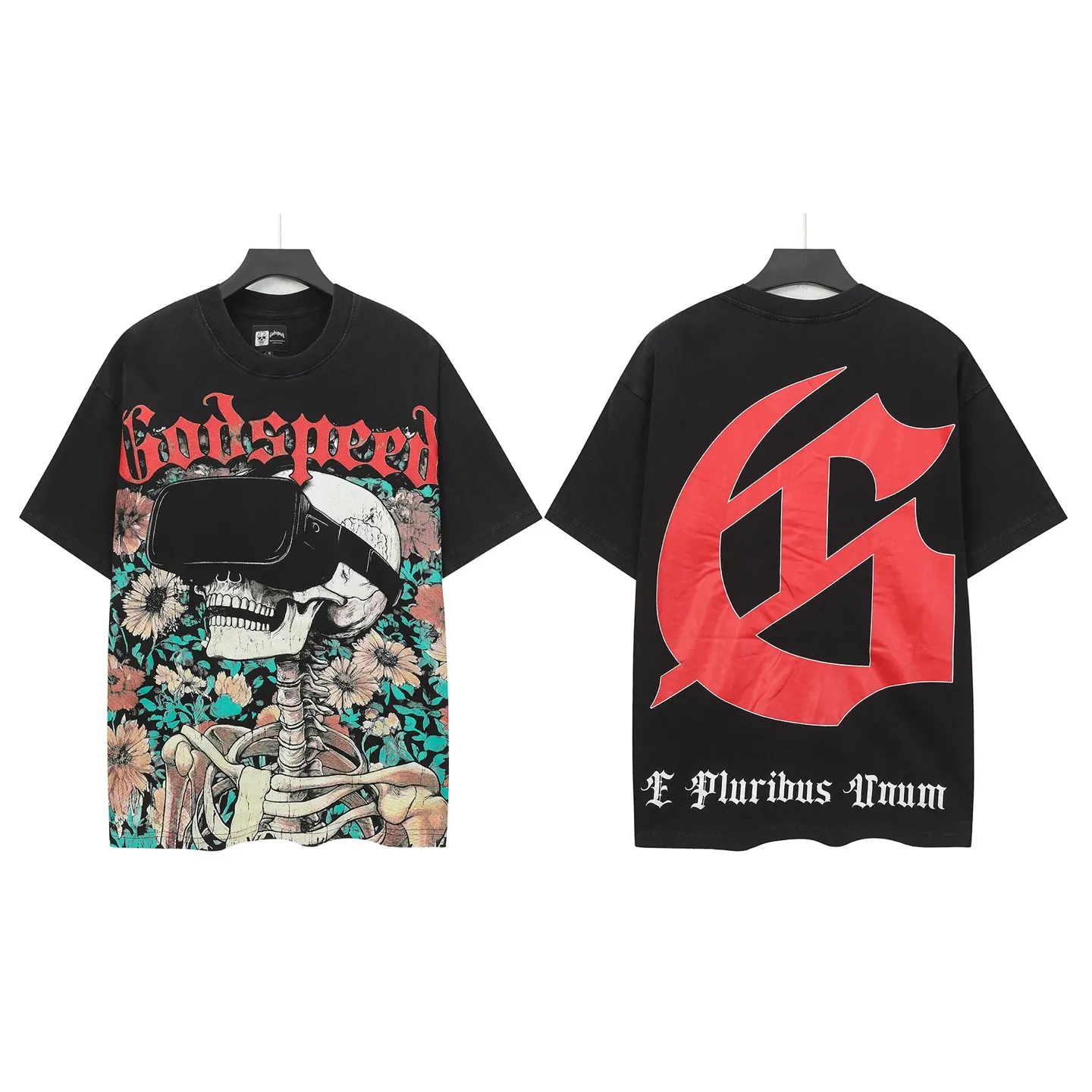 6135# Black I In Stock （ ） Godspeed Retro T（ ） （fabric）：32 Sizes（size）：S-M-L-XL （colour）： Black