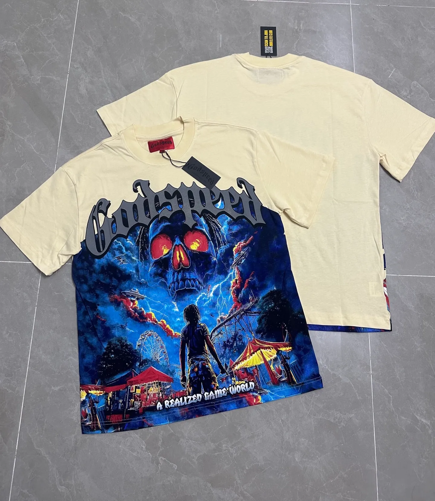 5158# ｜ Godspeed Retro T（ ） （fabric）：32 Sizes（size）：S-M-L-XL （colour）： 👉