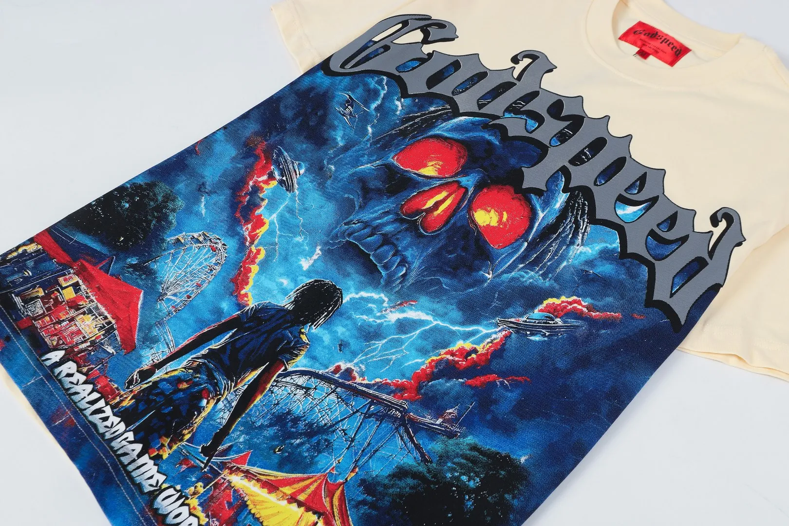 5158# ｜ Godspeed Retro T（ ） （fabric）：32 Sizes（size）：S-M-L-XL （colour）： 👉