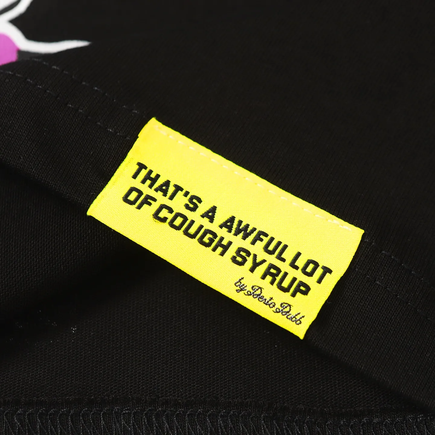 #White、Black I THAT'S A AWFUL LOT OF COUGH SYRUP In Stock T （fabric):32 Sizes（size）：S-M L X L （colour）：、White、Black