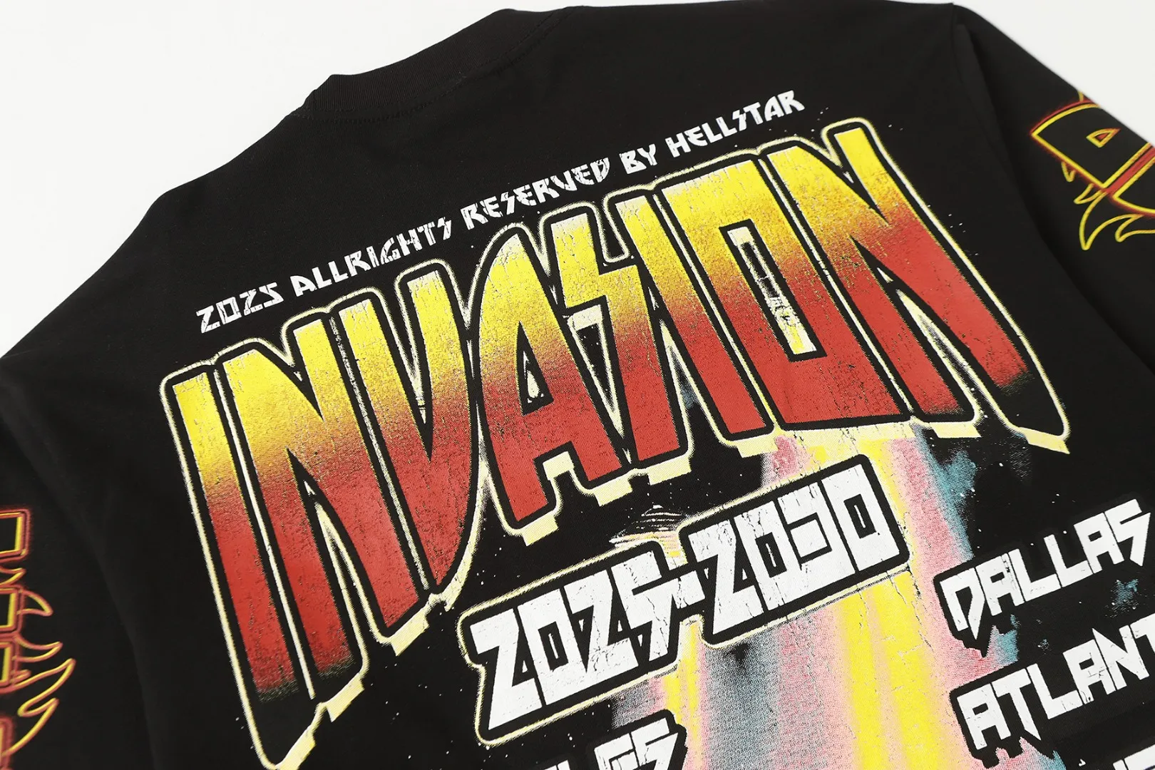 H 7118# Black｜ In Stock Hellstar / T （fabric): 26 Sizes（size）：S-M L X L （colour）： Black