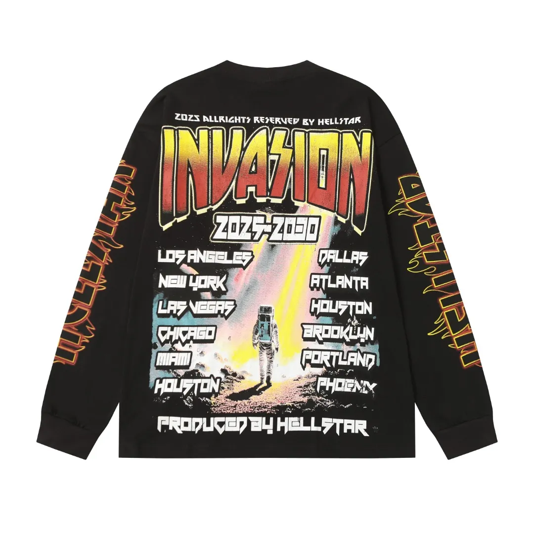 H 7118# Black｜ In Stock Hellstar / T （fabric): 26 Sizes（size）：S-M L X L （colour）： Black