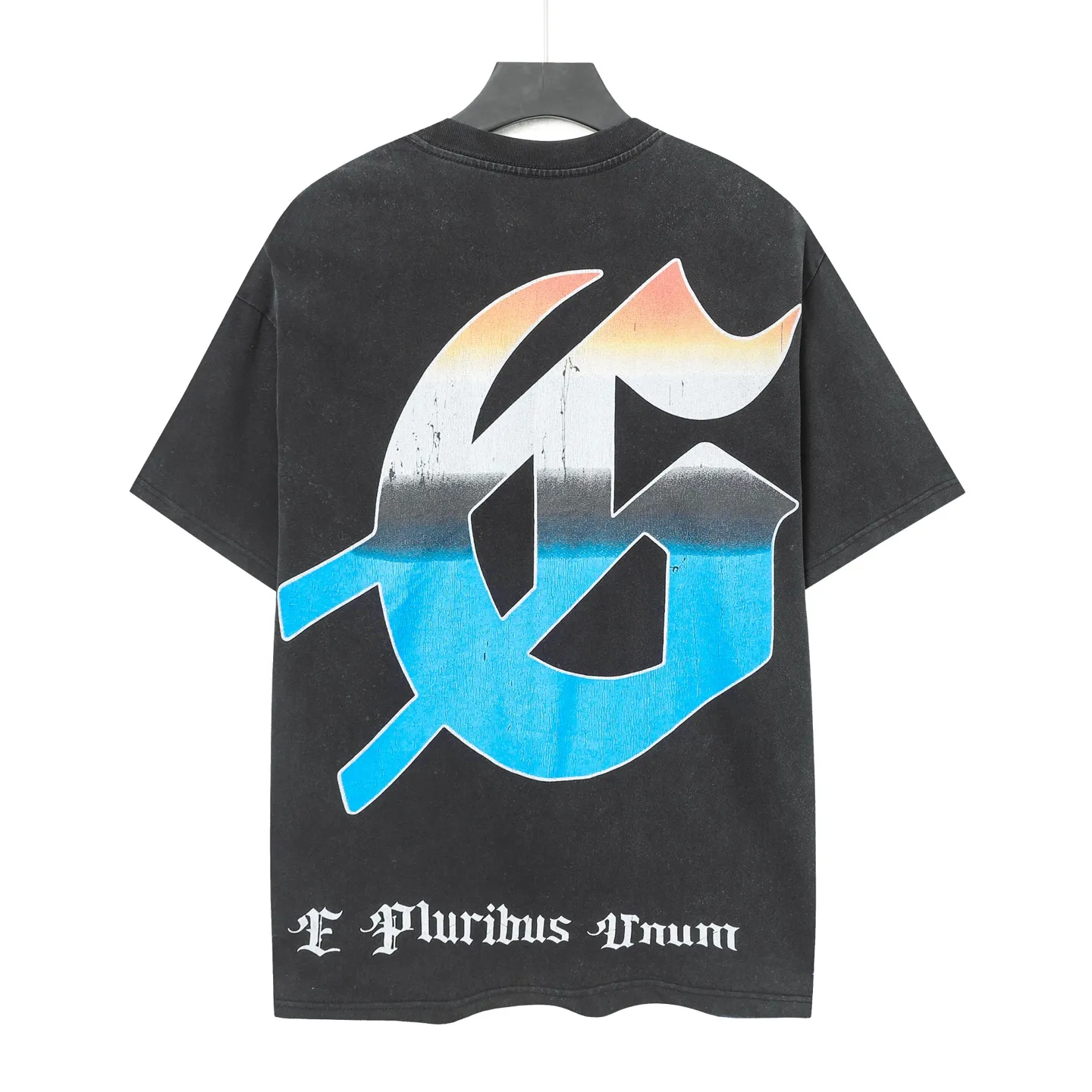 6015# Black/ ｜ Godspeed Retro T（ ） （fabric）：32 Sizes（size）：S-M-L-XL （colour）： Black/ 👉 👉 👉