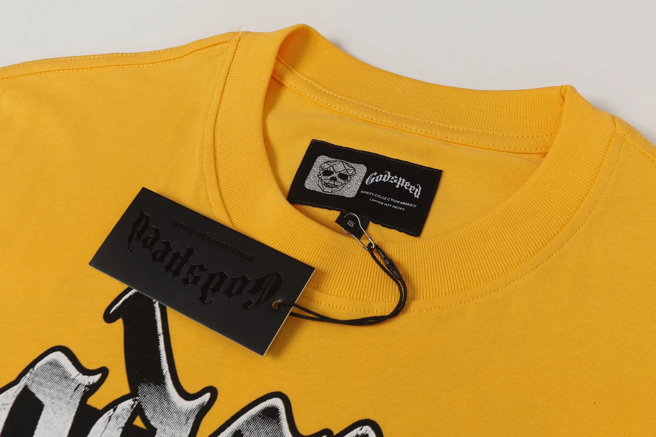 5150#Yellow｜ Godspeed Retro T（ ） （fabric）：32 Sizes（size）：S-M-L-XL （colour）：Yellow