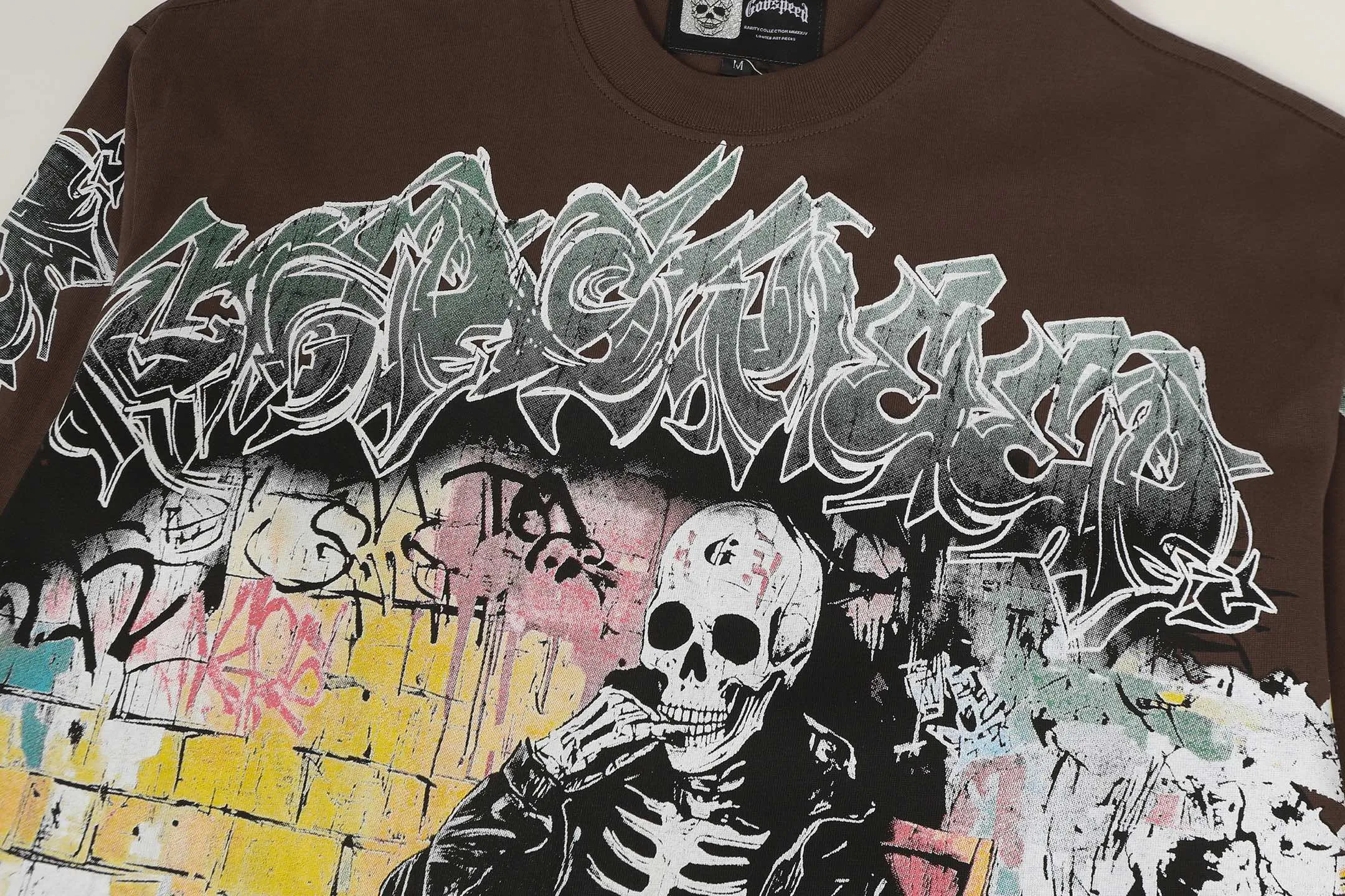 G #Coffee Brown I G 5 Godspeed Retro T（ ） （fabric）： 26 Sizes（size）：S-M-L-XL （colour）：Coffee Brown
