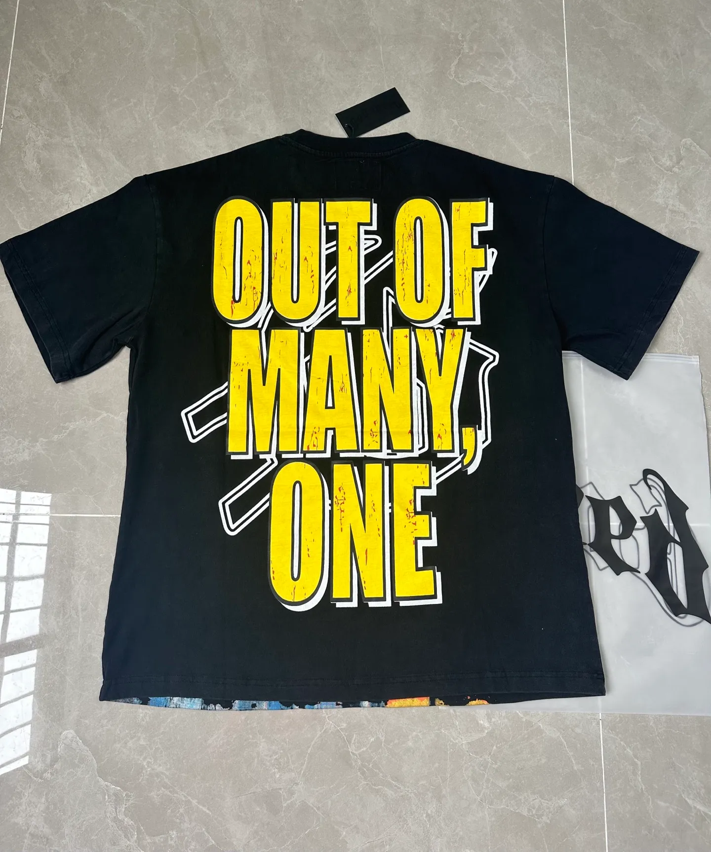 6012# Black ｜ Godspeed Retro T（ ） （fabric）：32 Sizes（size）：S-M-L-XL （colour）： Black
