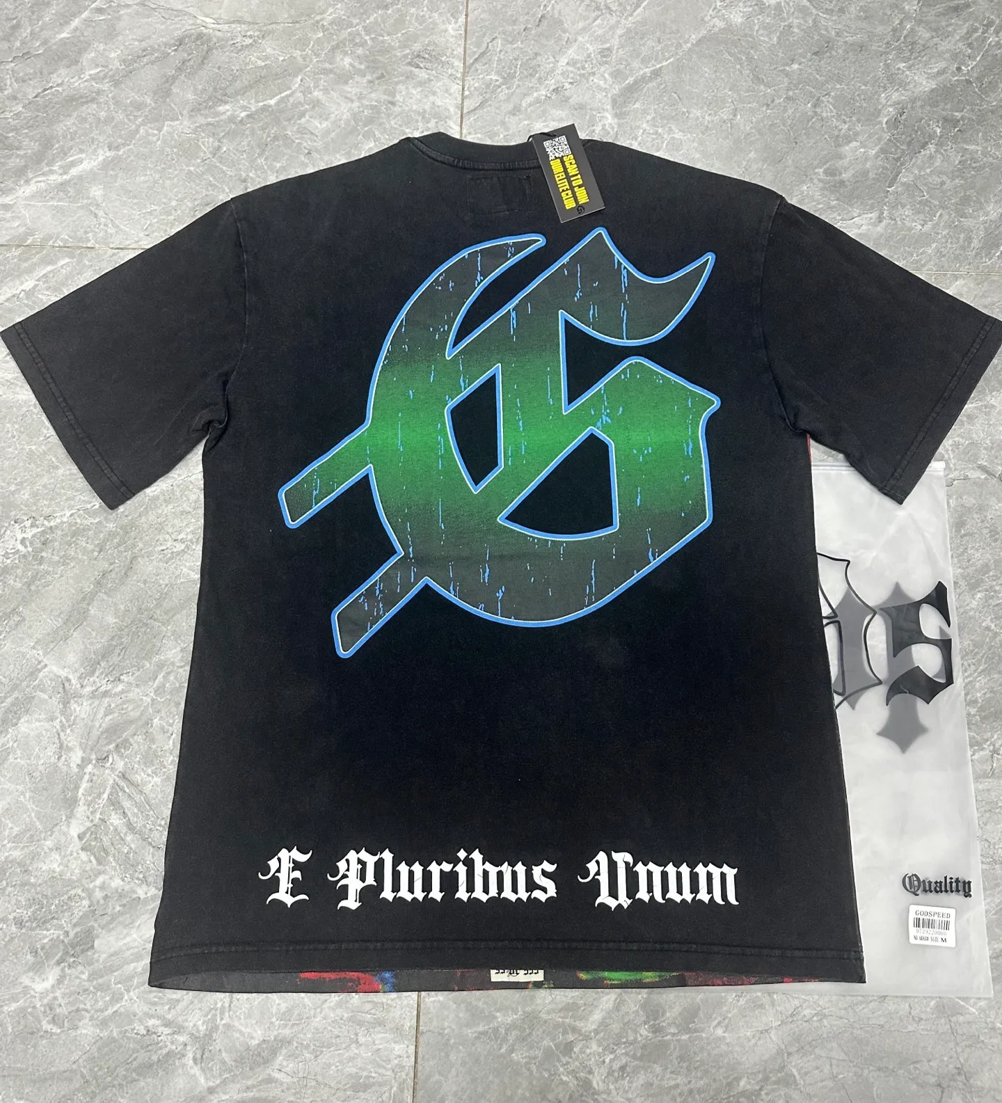 6060# ｜ Godspeed Retro T（ ） （fabric）：32 Sizes（size）：S-M-L-XL （colour）： Black