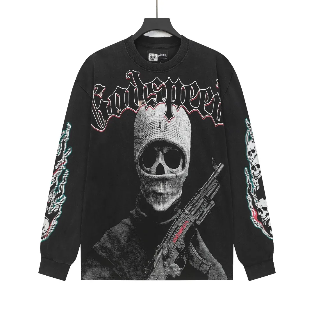 G # Black I Godspeed Retro T （ ） （fabric）： 26 Sizes（size）：S-M-L-XL （colour）： Black