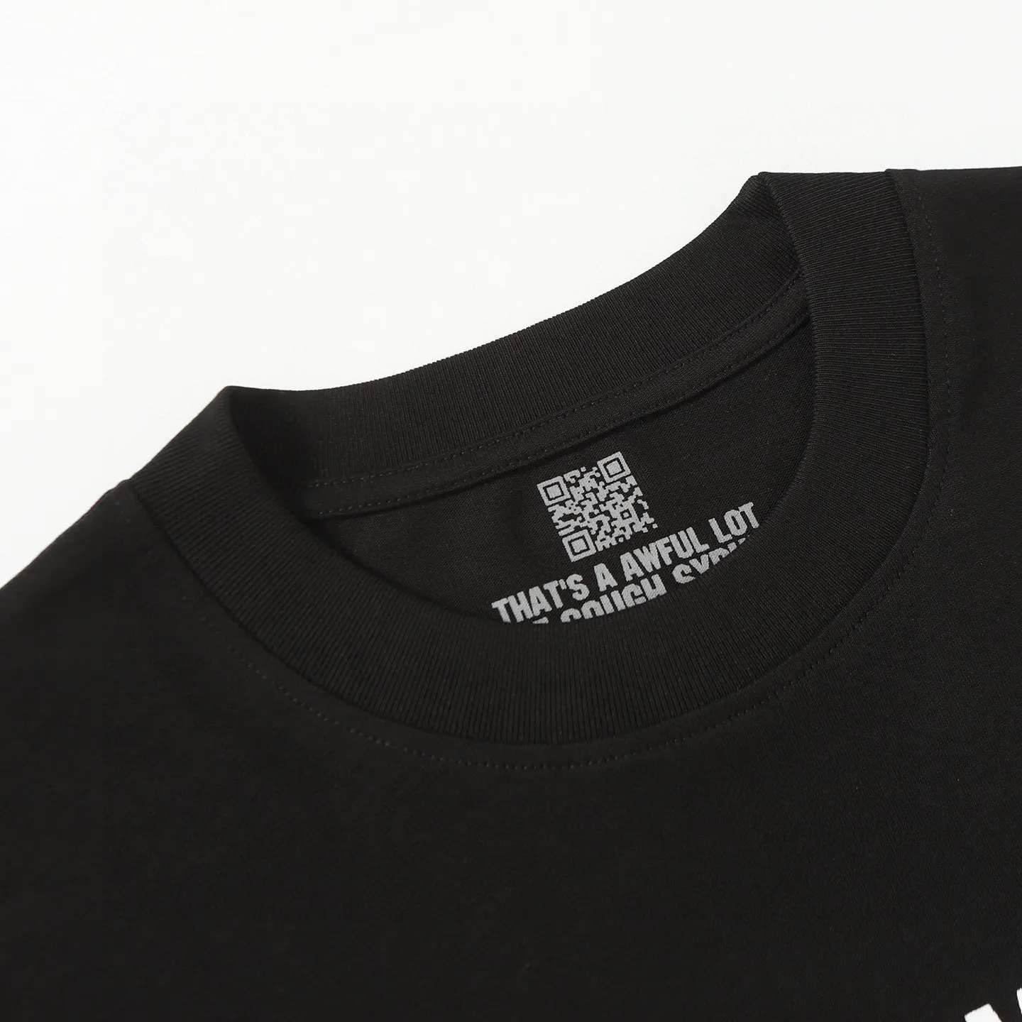 2217## Black （ ）｜ THAT'S A AWFUL LOT OF COUGH SYRUP In Stock T （fabric):32 Sizes（size）：S-M L X L （colour）： Black