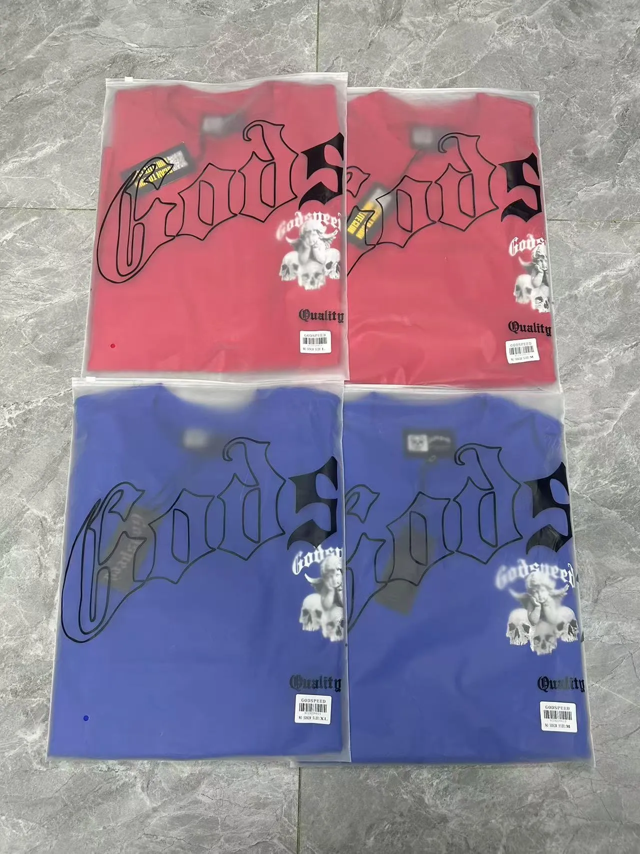 5092# / I Godspeed Retro T（ ） （fabric）：32 Sizes（size）：S-M-L-XL （colour）： /