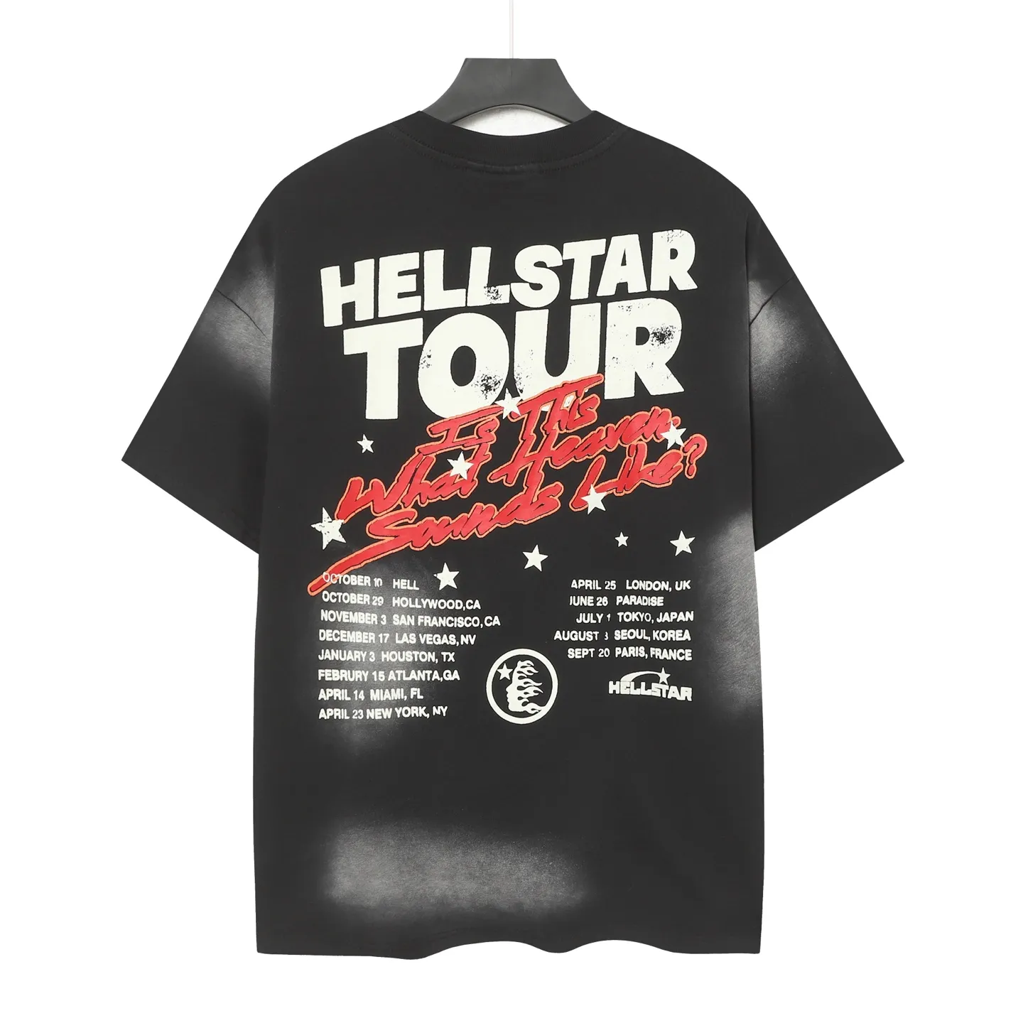 # In Stock Hellstar T （fabric):32 Sizes（size）：S-M L X L （colour）： Black（ ） 👉