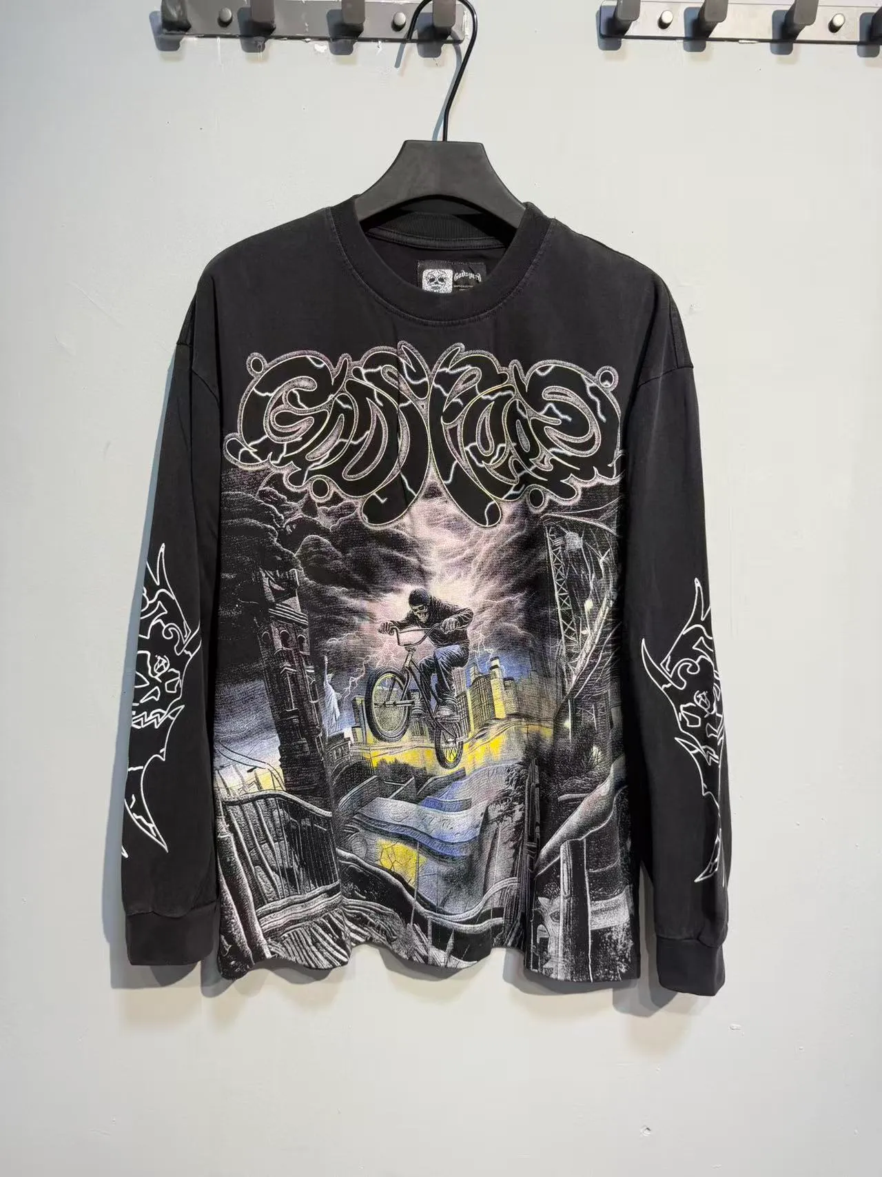 G # Black I Godspeed Retro T （ ） （fabric）： 26 Sizes（size）：S-M-L-XL （colour）： Black 👉
