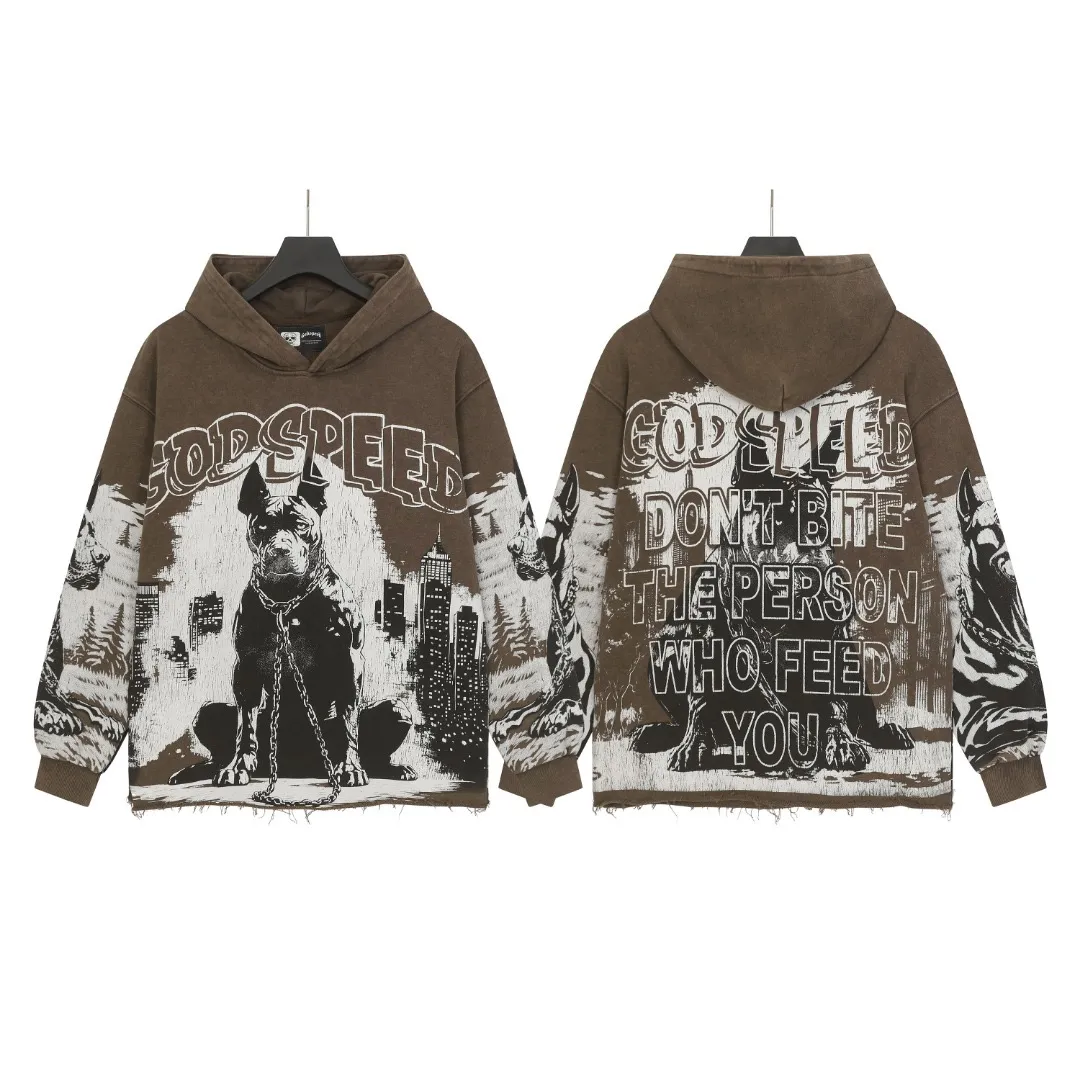 G 6852# Black/ Coffee Brown ｜ Godspeed Retro （ ） （fabric）： 100% Sizes（size）：S-M-L-XL （colour）： Black/ Coffee Brown