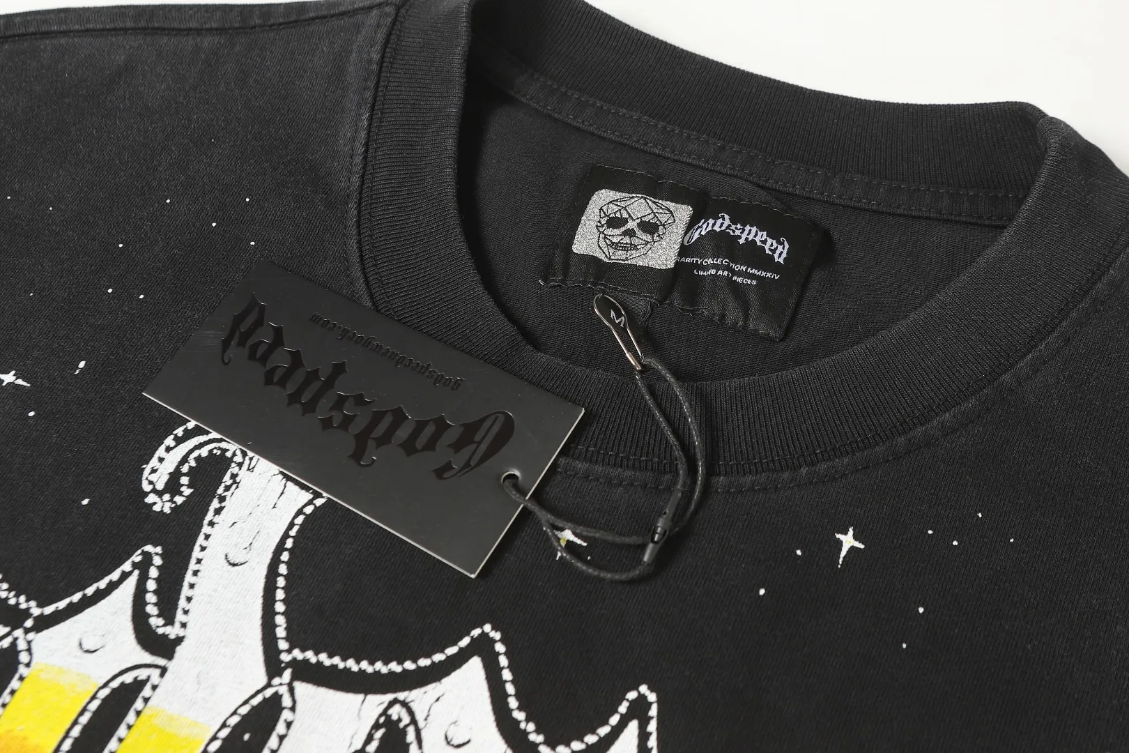 G # Black I Godspeed Retro T （ ） （fabric）： 26 Sizes（size）：S-M-L-XL （colour）： Black 👉