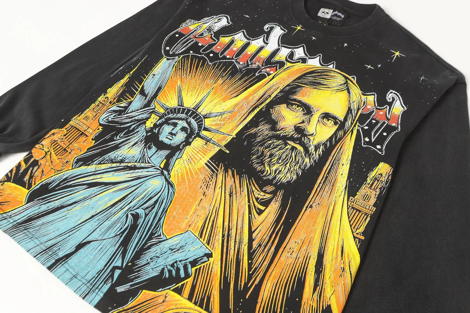 G # Black I Godspeed Retro T （ ） （fabric）： 26 Sizes（size）：S-M-L-XL （colour）： Black 👉