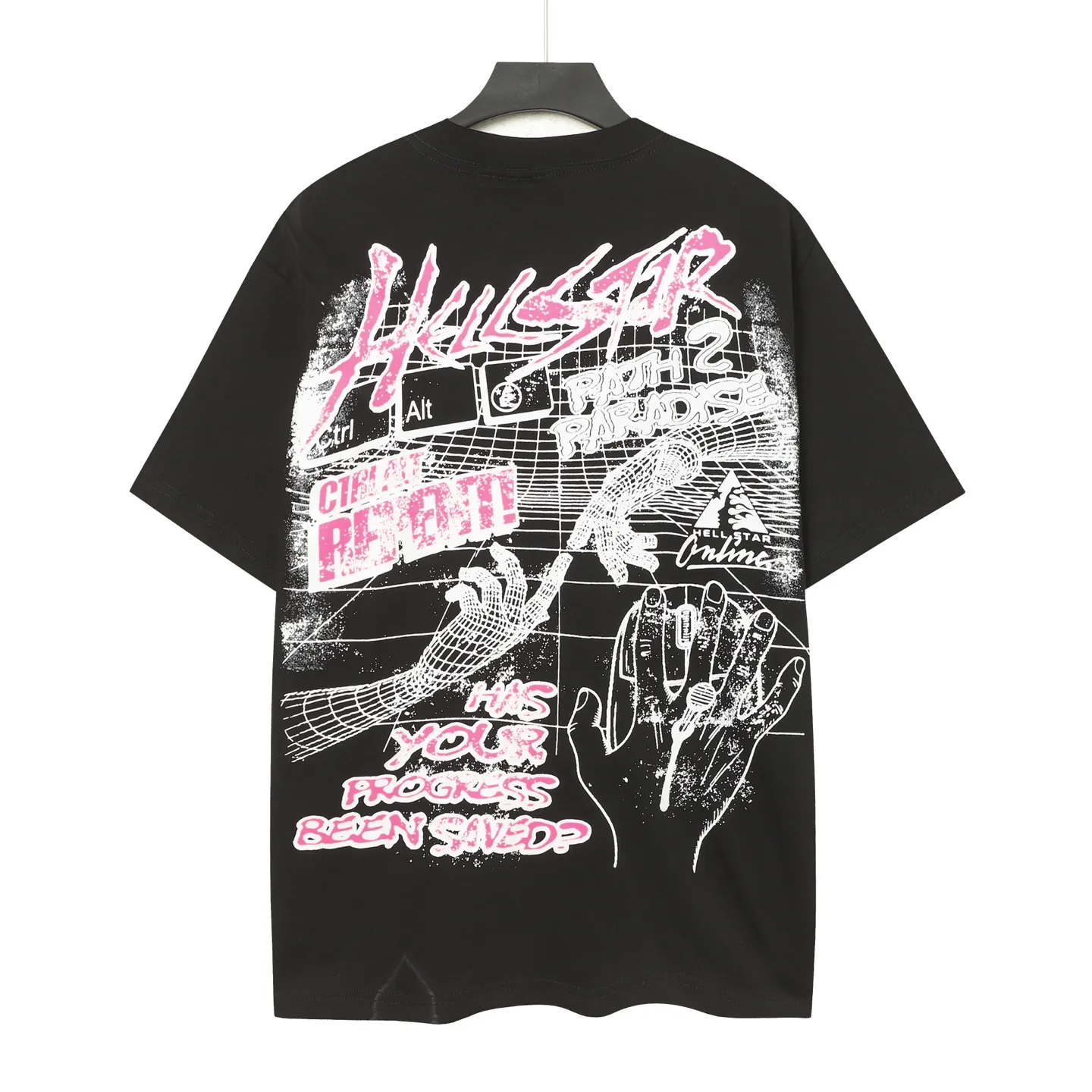 #White/Black ｜ In Stock Hellstar 、 T （fabric):32 Sizes（size）：S-M L X L （colour）：White、Black