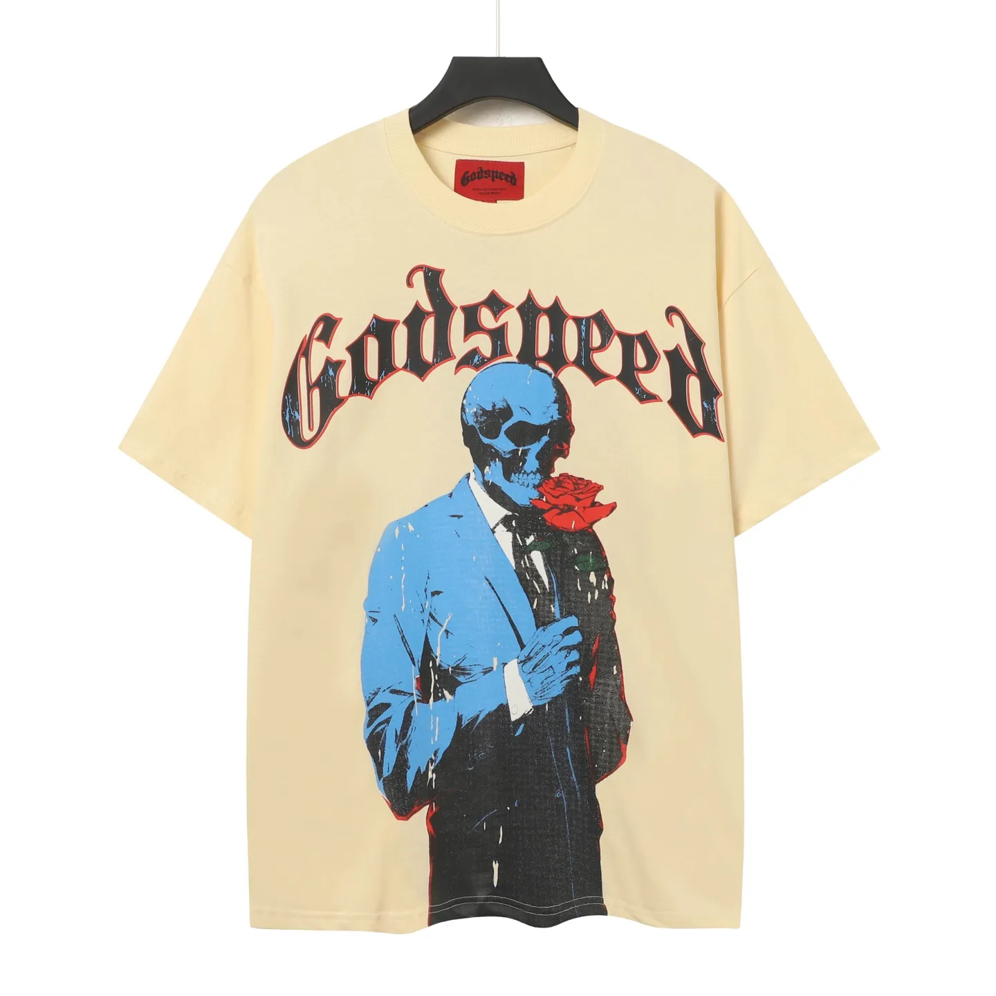 5021#White/ ｜ Godspeed Retro T（ ） （fabric）：32 Sizes（size）：S-M-L-XL （colour）：White、 、