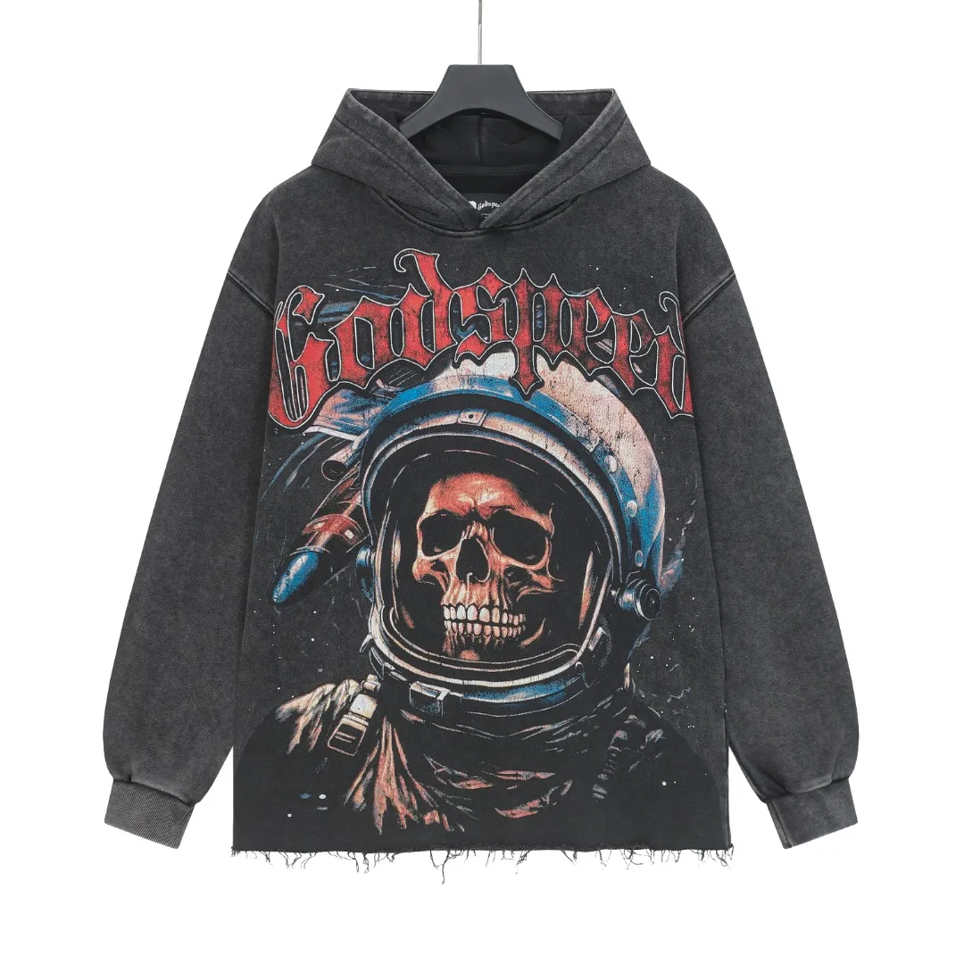 6856# Black/ ｜ Godspeed Retro （ ） （fabric）： 100% Sizes（size）：S-M-L-XL （colour）： Black/
