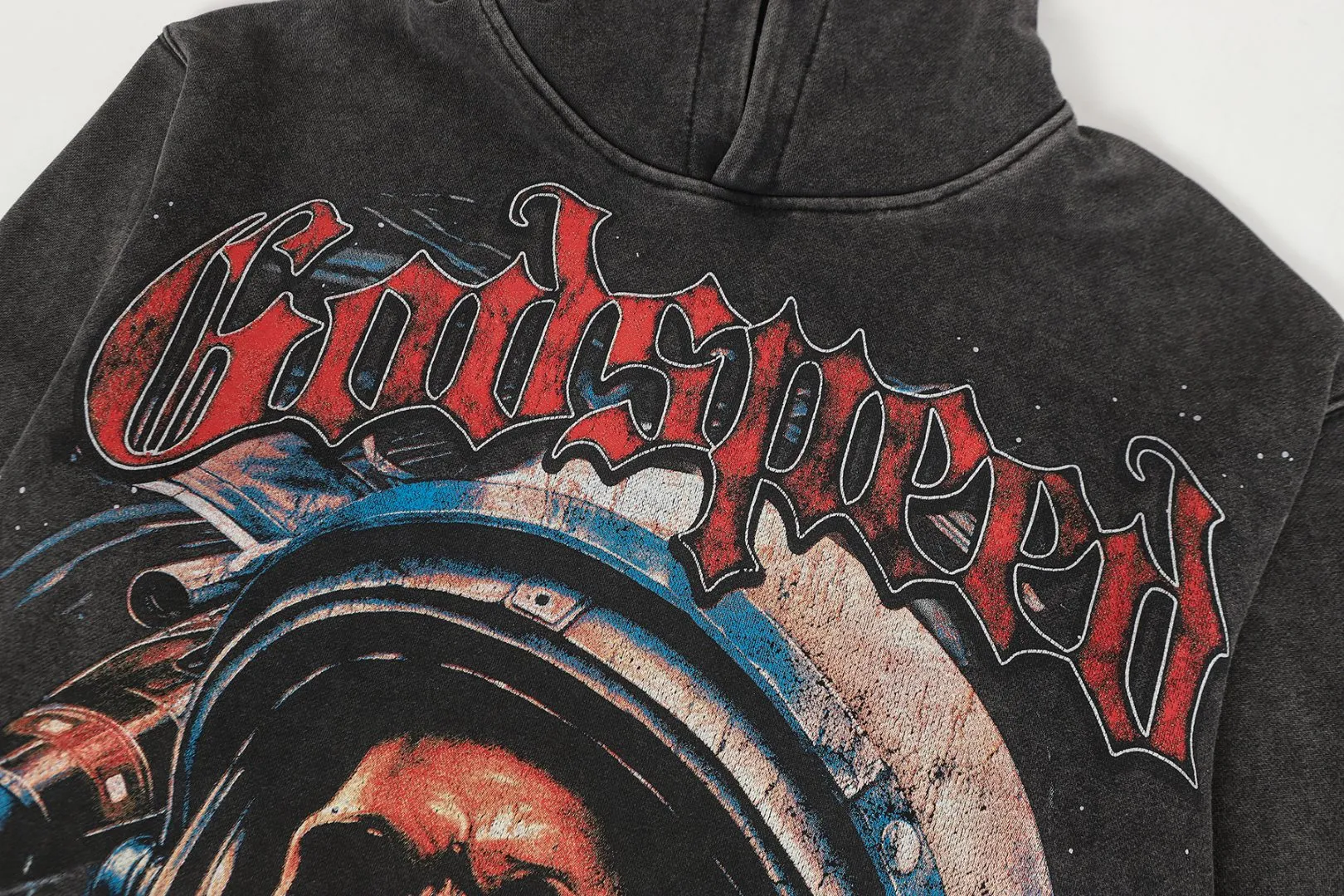 6856# Black/ ｜ Godspeed Retro （ ） （fabric）： 100% Sizes（size）：S-M-L-XL （colour）： Black/