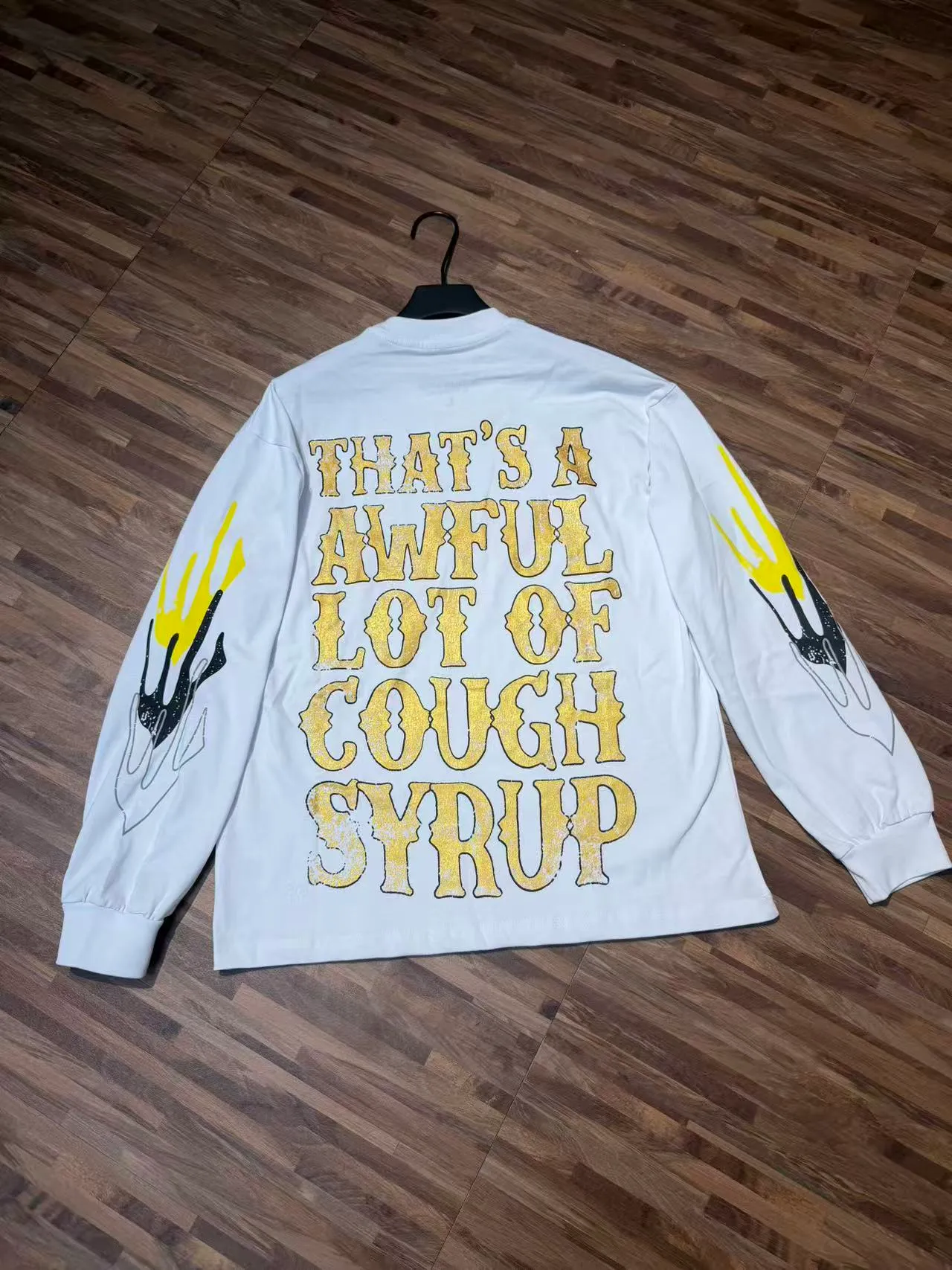 C # ｜ THAT'S A AWFUL LOT OF COUGH SYRUP In Stock （ T Series） Same Style. （fabric): 100% Sizes（size）：S-M L X L （colour）： 👉