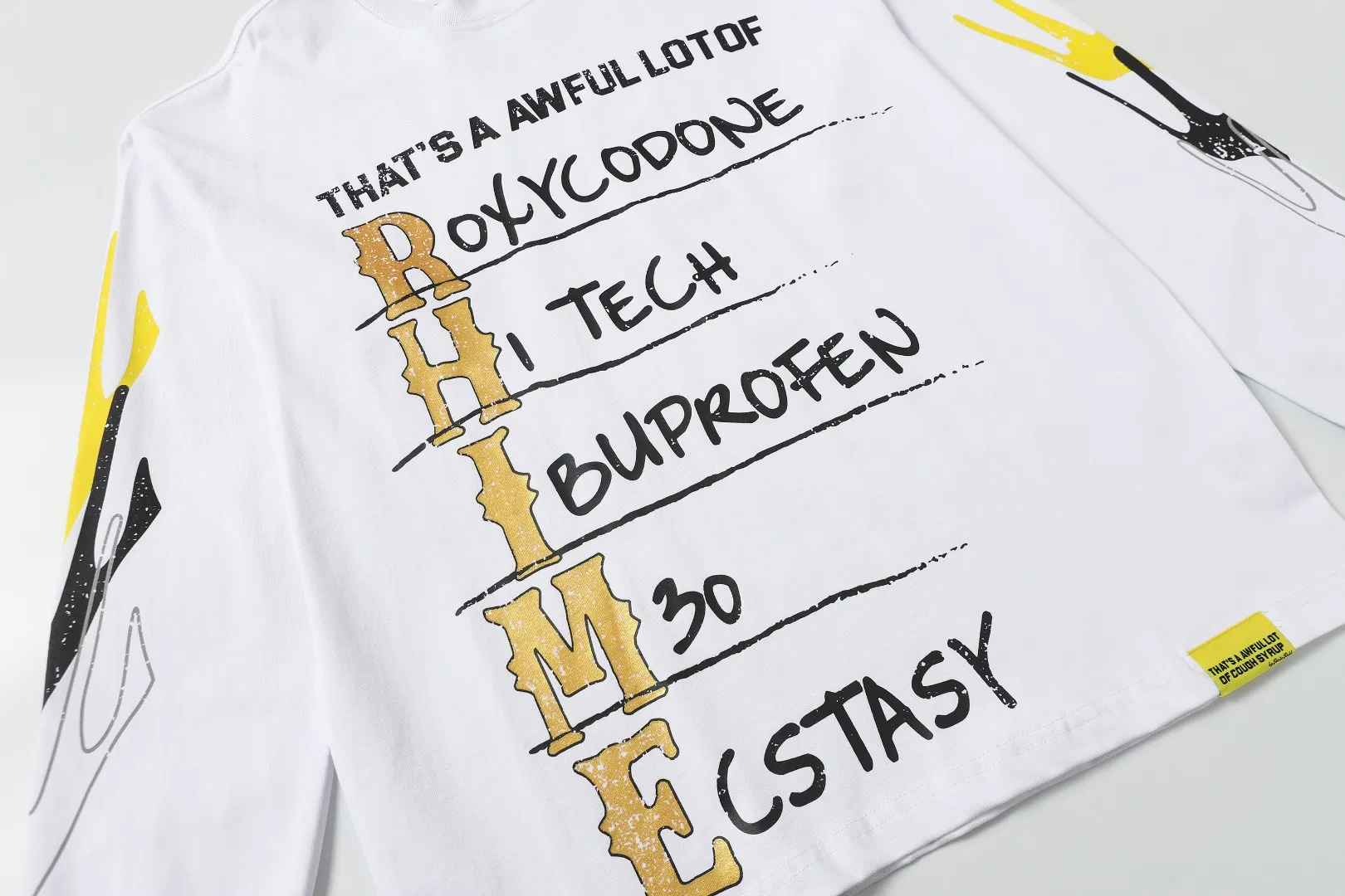 C # ｜ THAT'S A AWFUL LOT OF COUGH SYRUP In Stock （ T Series） Same Style. （fabric): 100% Sizes（size）：S-M L X L （colour）： 👉