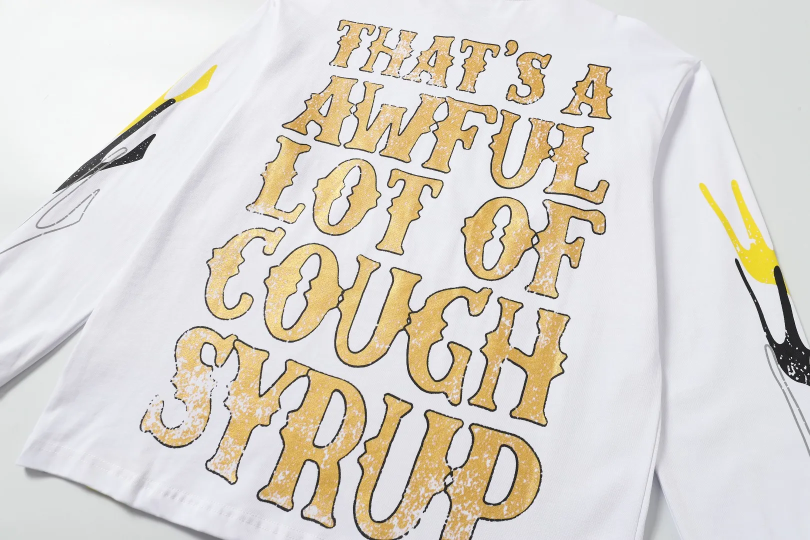 C # ｜ THAT'S A AWFUL LOT OF COUGH SYRUP In Stock （ T Series） Same Style. （fabric): 100% Sizes（size）：S-M L X L （colour）： 👉