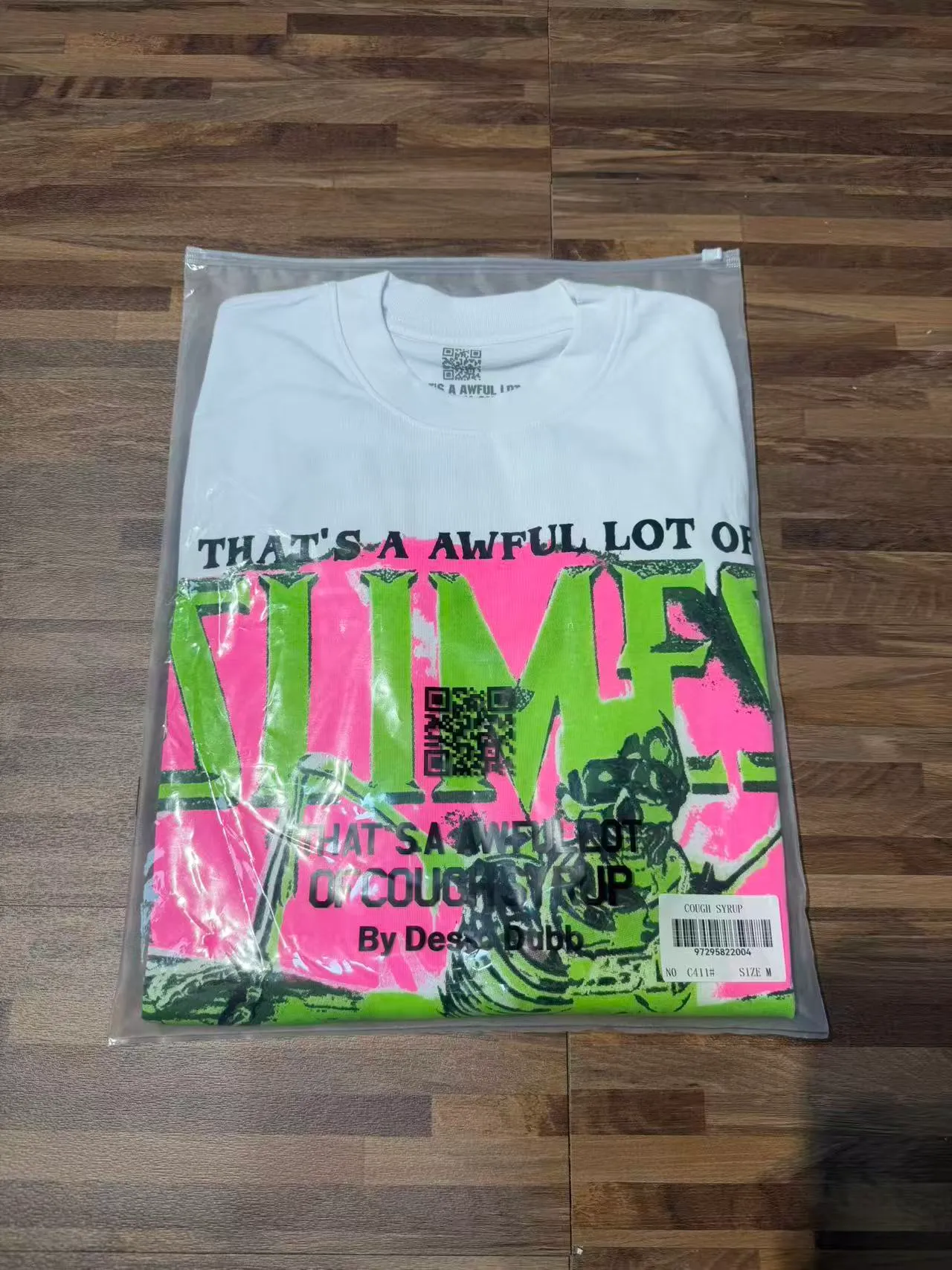 C # ｜ THAT'S A AWFUL LOT OF COUGH SYRUP In Stock （ T Series） Same Style. （fabric): 100% Sizes（size）：S-M L X L （colour）： 👉