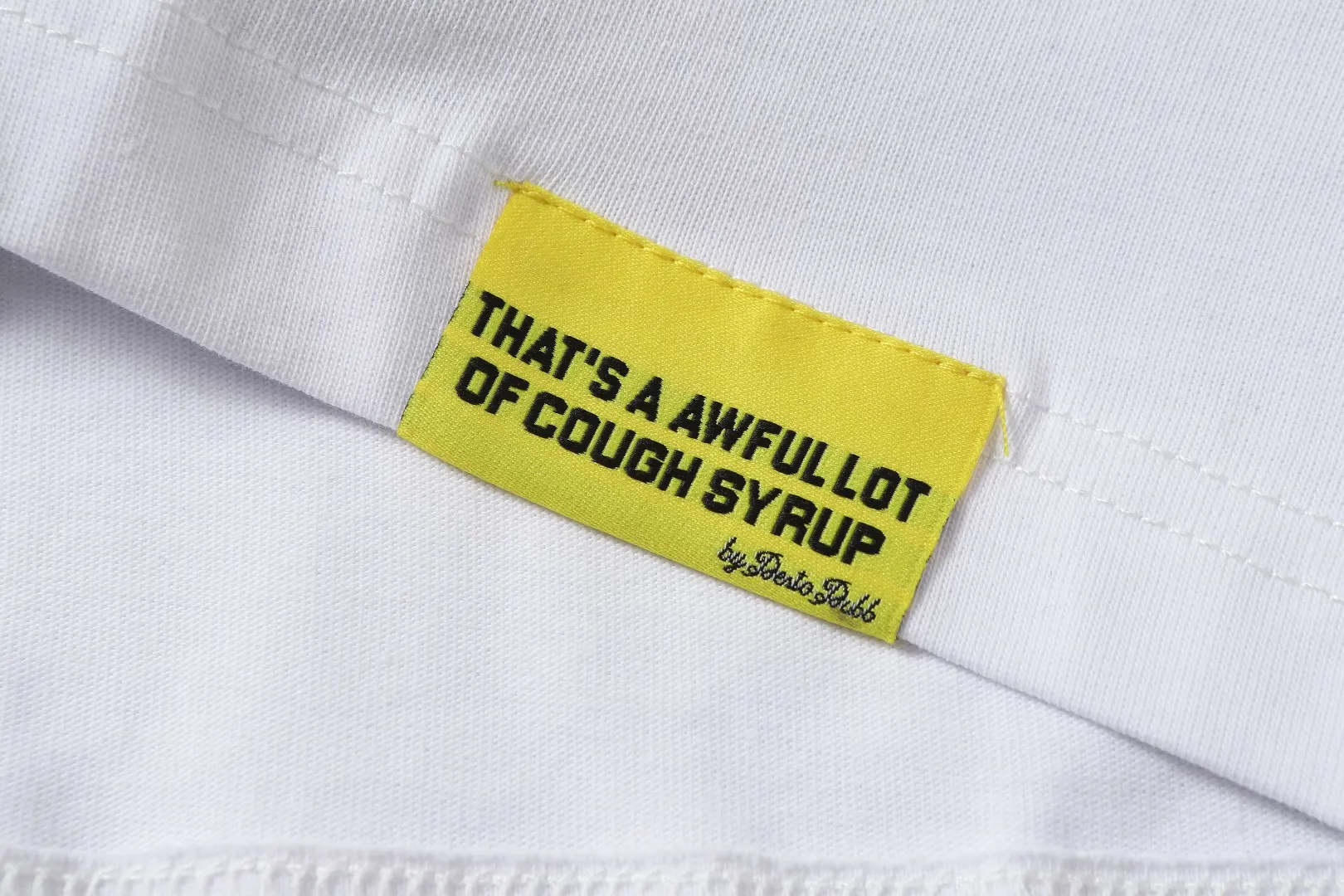 C # ｜ THAT'S A AWFUL LOT OF COUGH SYRUP In Stock （ T Series） Same Style. （fabric): 100% Sizes（size）：S-M L X L （colour）： 👉