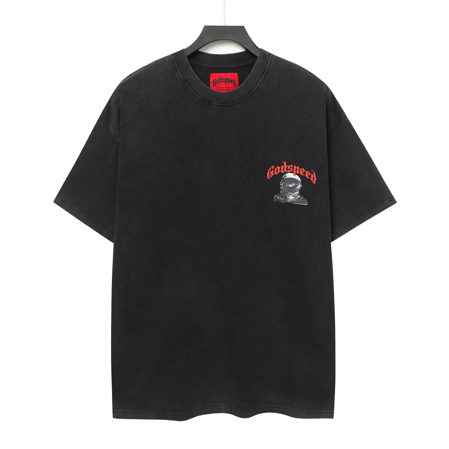 6052# ｜ Godspeed Retro T（ ） （fabric）：32 Sizes（size）：S-M-L-XL （colour）： Black