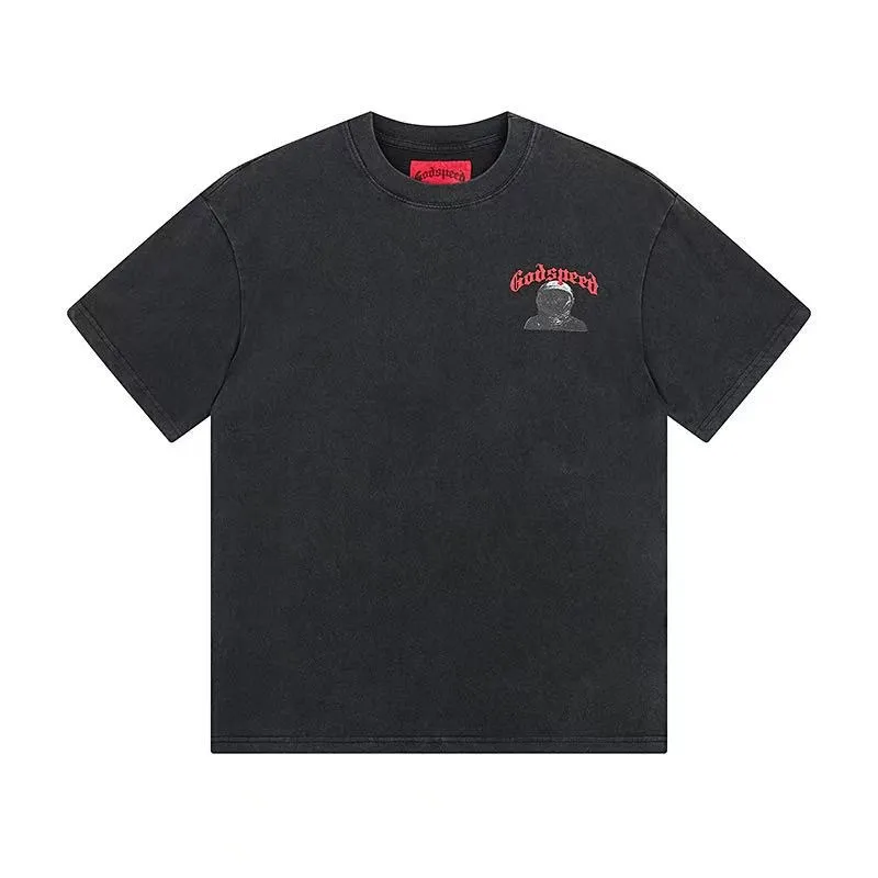 6052# ｜ Godspeed Retro T（ ） （fabric）：32 Sizes（size）：S-M-L-XL （colour）： Black